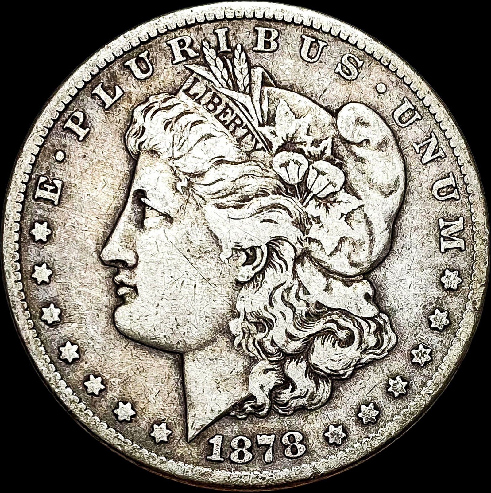 1878-CC Silver Morgan Dollar LIGHTLY CIRCULATED (1 of 2)