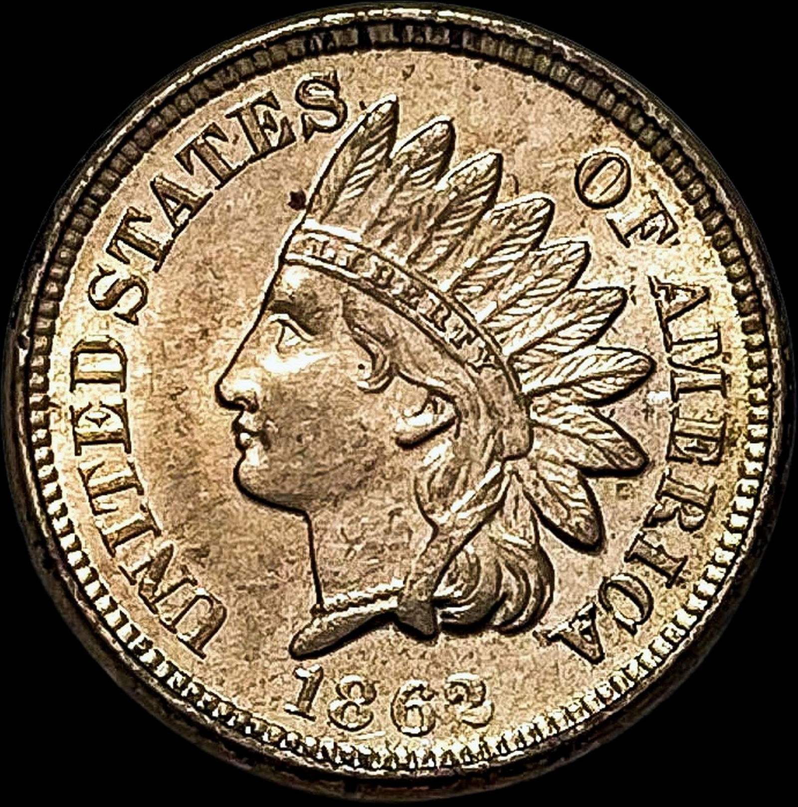 1862 Indian Head Cent UNCIRCULATED (1 of 2)