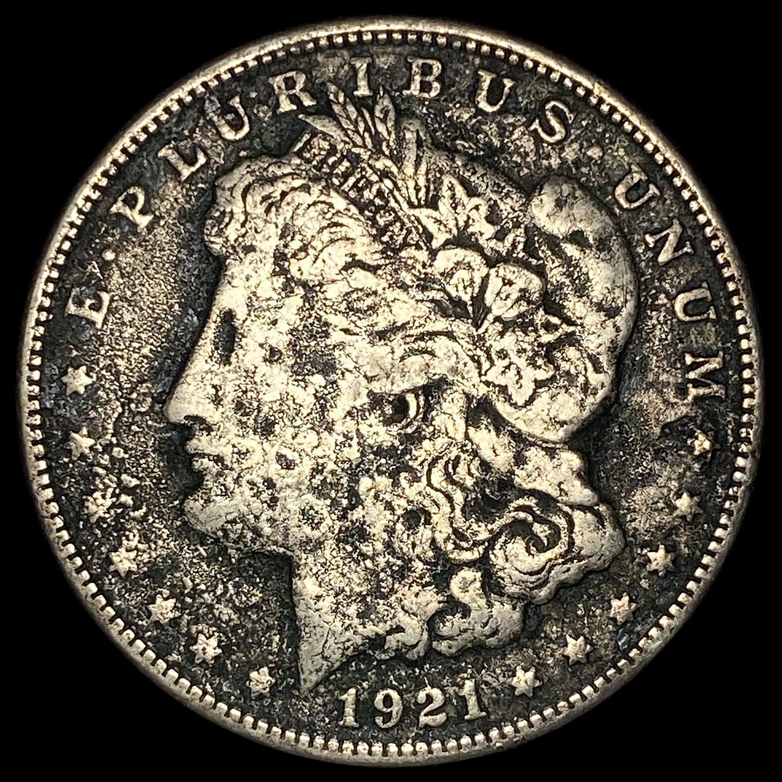 1921-S Morgan Silver Dollar NICE CIRC (1 of 2)