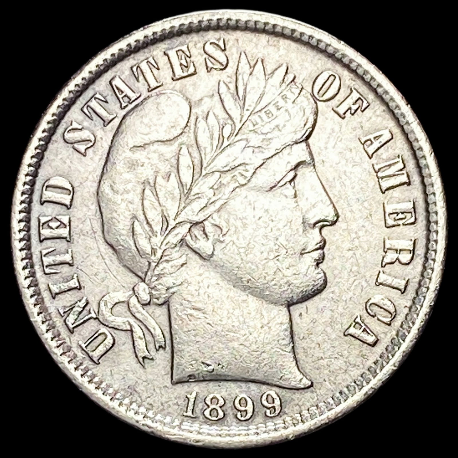 1899 Barber Dime CLOSELY UNCIRCULATED (1 of 2)