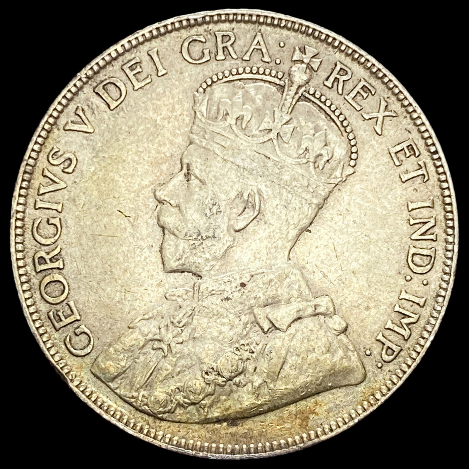 1919 Newfoundland Silver 50 Cents NEARLY UNCIRCULATED (1 of 2)