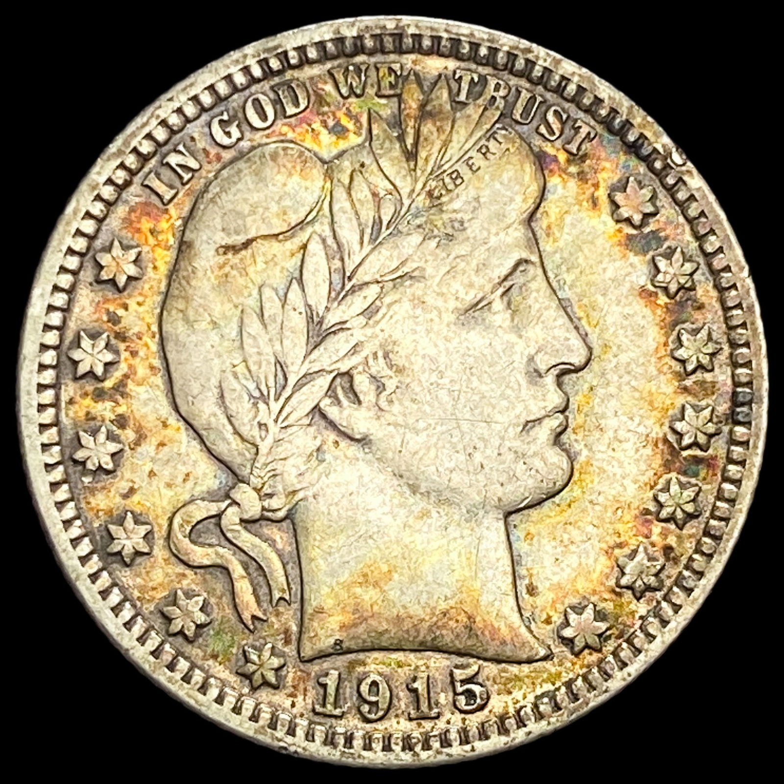 1915-D Barber Quarter LIGHT CIRC (1 of 2)