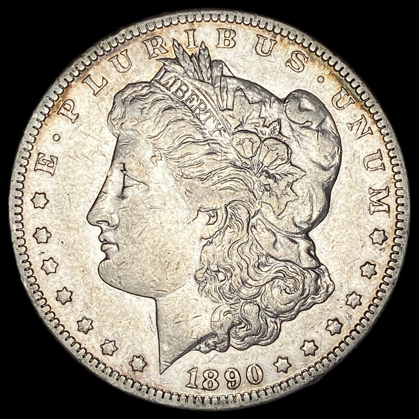 1890-CC Silver Morgan Dollar NEARLY UNCIRCULATED (1 of 2)