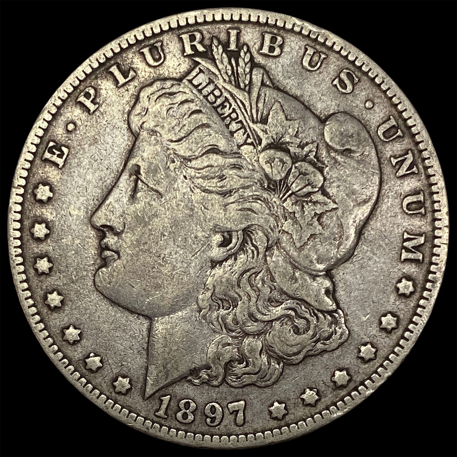 1897-O Silver Morgan Dollar NEARLY UNCIRCULATED (1 of 2)