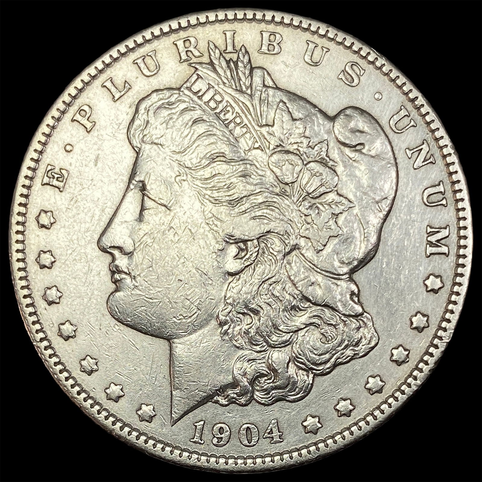 1904-S Silver Morgan Dollar CLOSELY UNCIRCULATED (1 of 2)