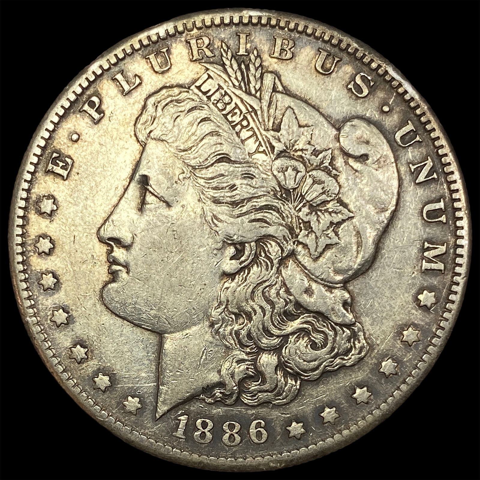 1886-S Silver Morgan Dollar NEARLY UNCIRCULATED (1 of 2)