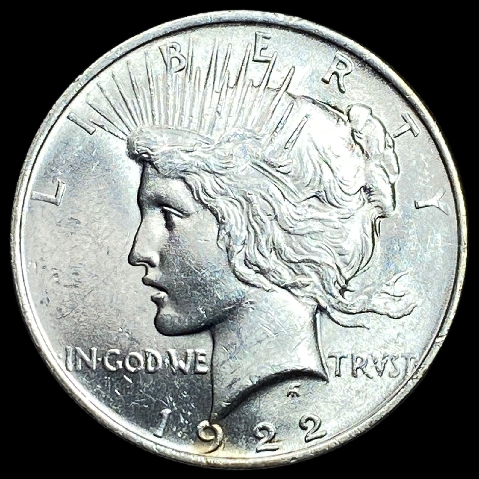 1922 Silver Peace Dollar CHOICE BU (1 of 2)