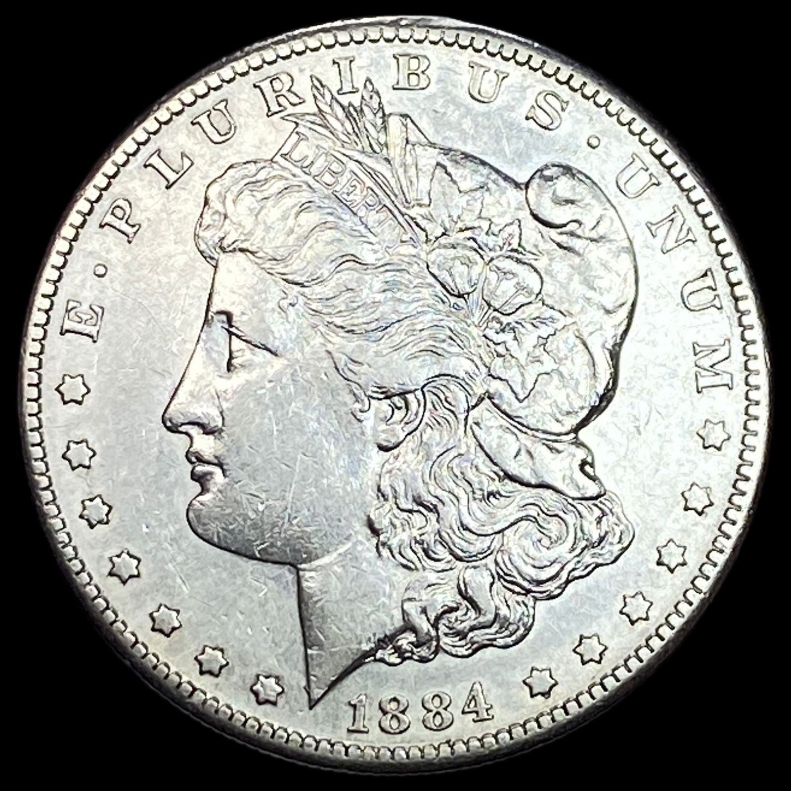 1884-S Silver Morgan Dollar NEARLY UNCIRCULATED (1 of 2)