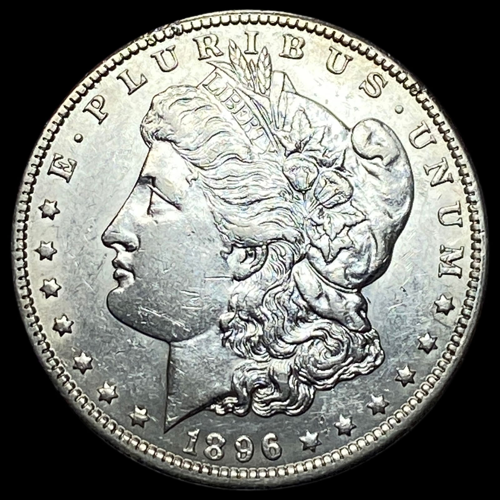 1896-O Silver Morgan Dollar CLOSE UNC (1 of 2)