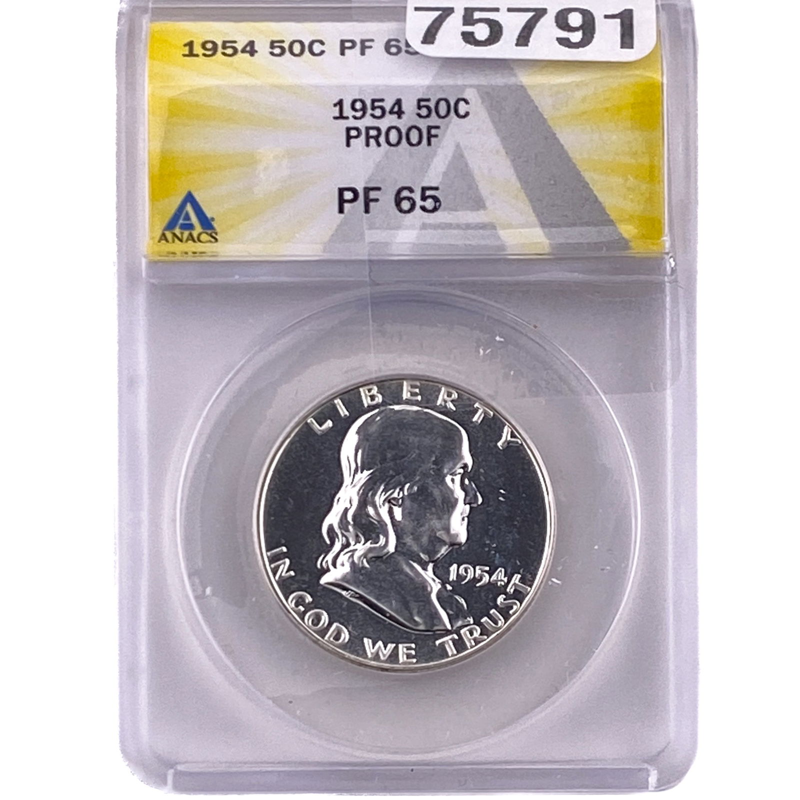 1954 Franklin Half Dollar ANACS PF65 (1 of 2)
