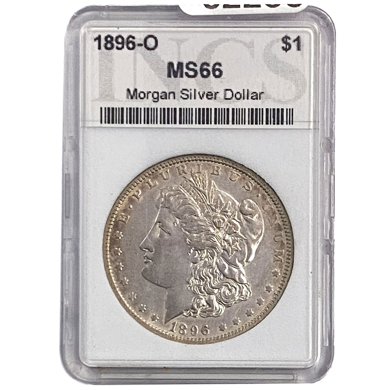 1896-O Morgan Silver Dollar INCS MS66 (1 of 2)