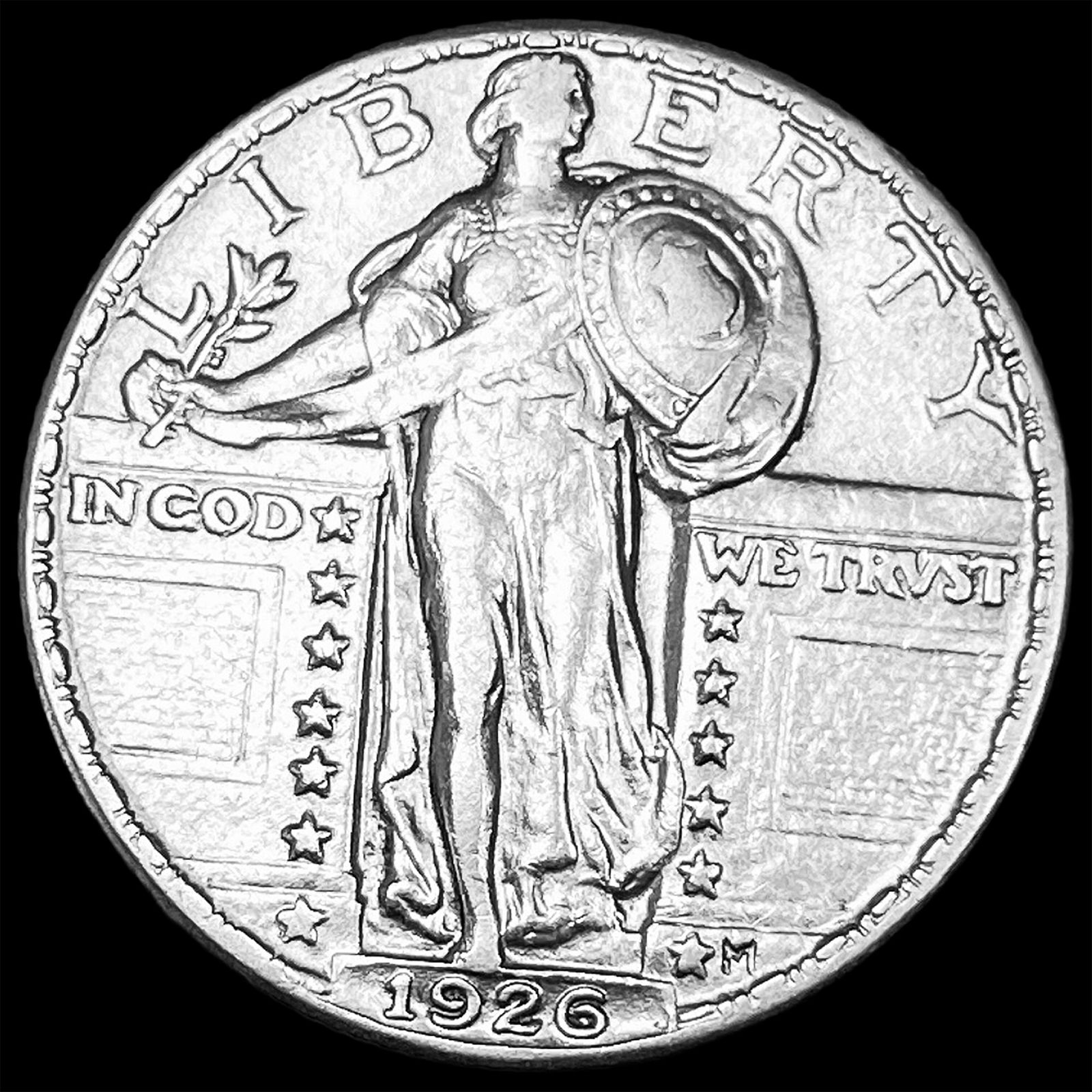 1926 Standing Liberty Silver Quarter CLOSELY UNCIRCULATED (1 of 2)