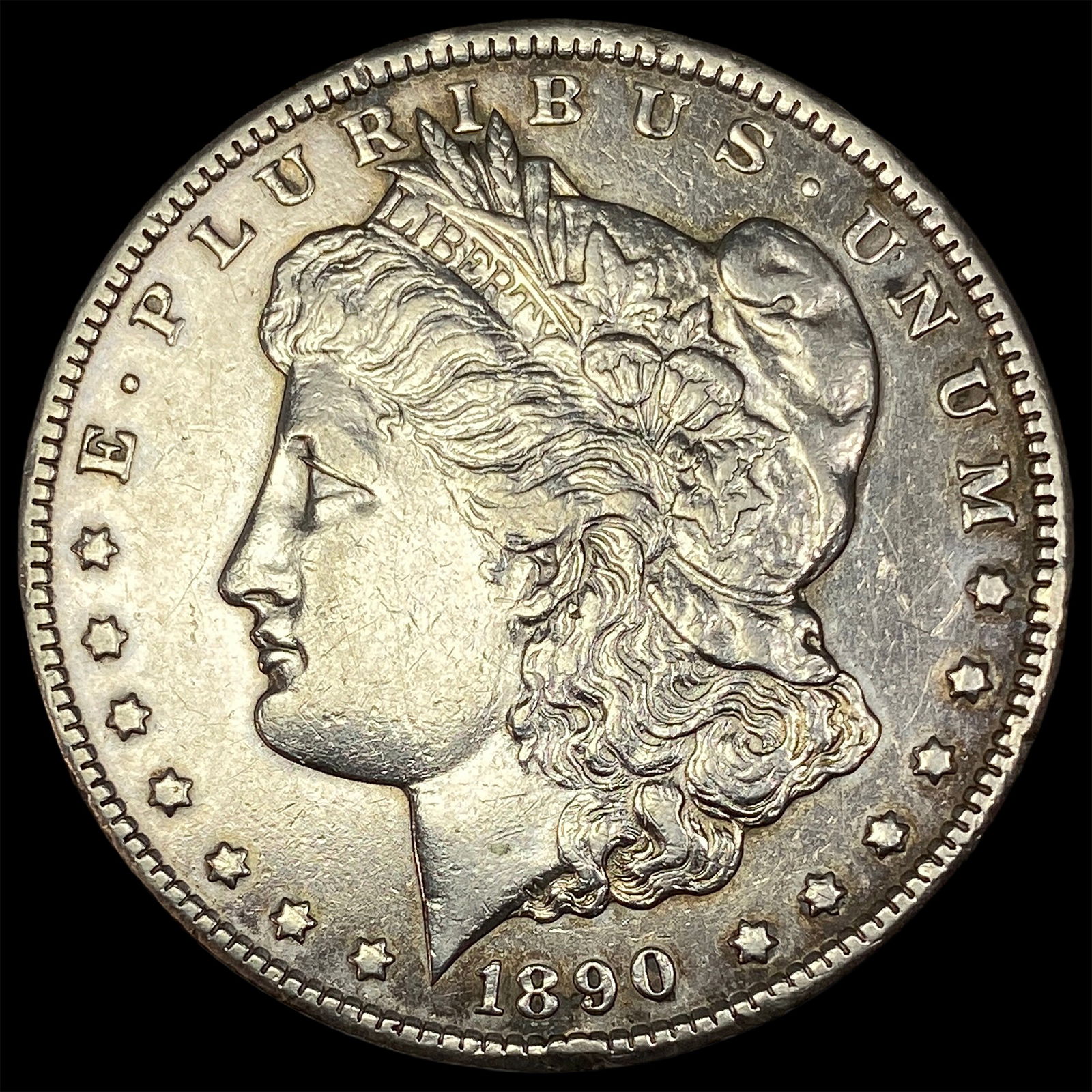 1890-CC Morgan Silver Dollar HIGH GRADE (1 of 2)