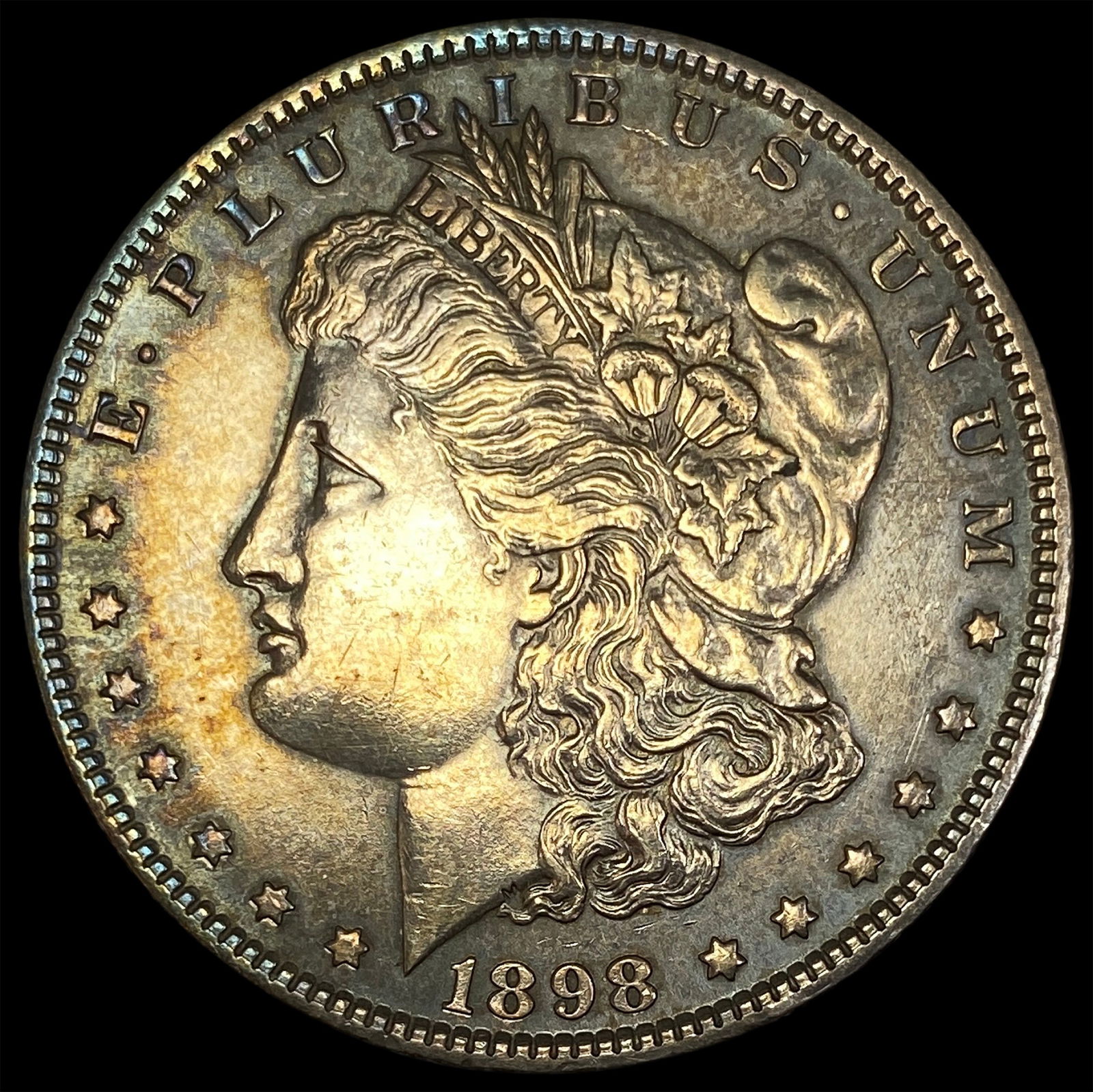 1898 Silver Morgan Dollar CLOSELY UNCIRCULATED (1 of 2)