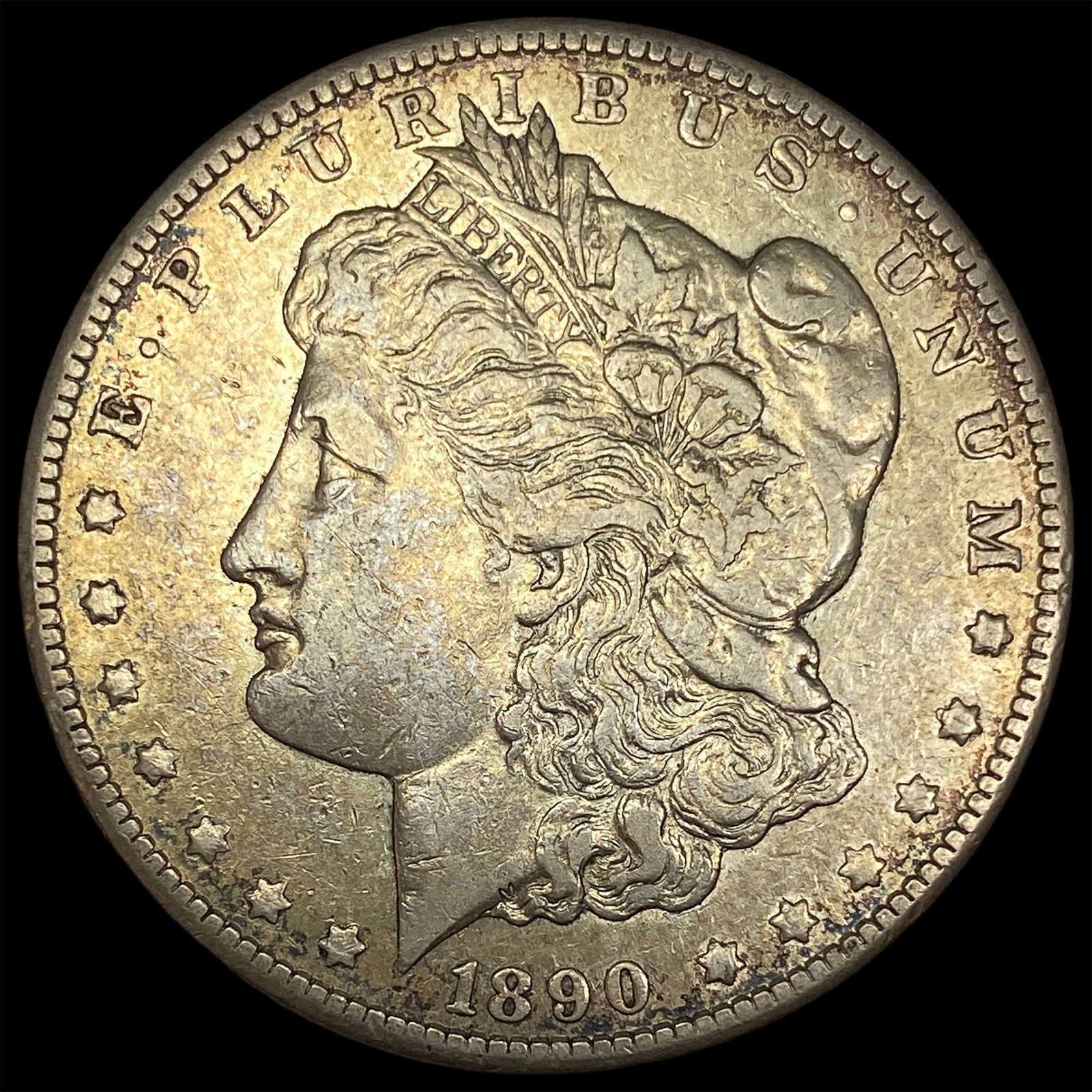 1890-CC Silver Morgan Dollar NEARLY UNCIRCULATED (1 of 2)