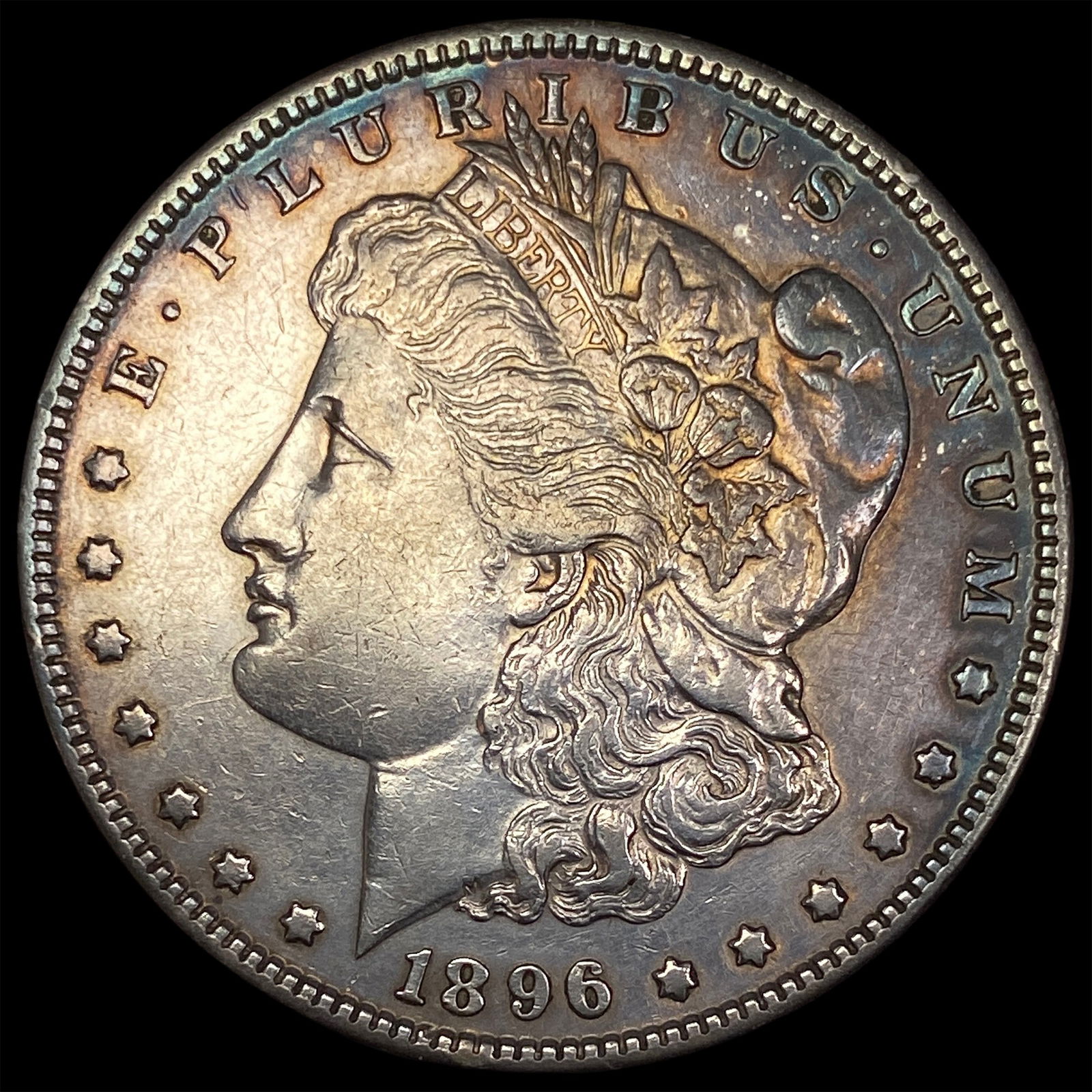 1896 Silver Morgan Dollar CLOSELY UNCIRCULATED (1 of 2)
