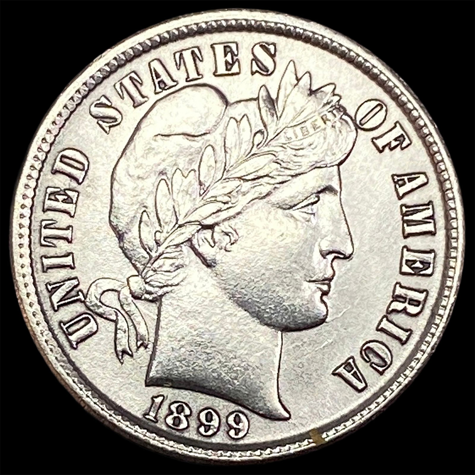 1899 Silver Barber Dime CLOSELY UNCIRCULATED (1 of 2)