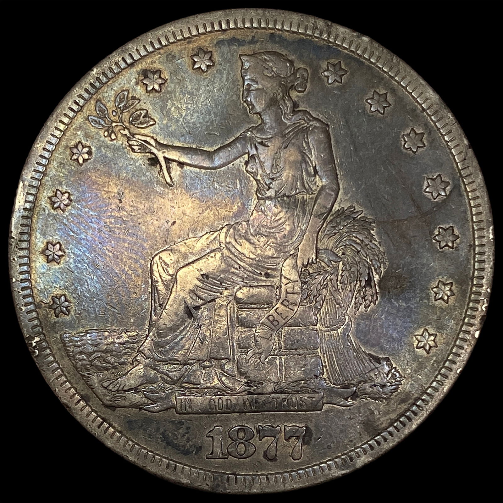 1877-S Silver Trade Dollar LIGHTLY CIRCULATED (1 of 2)