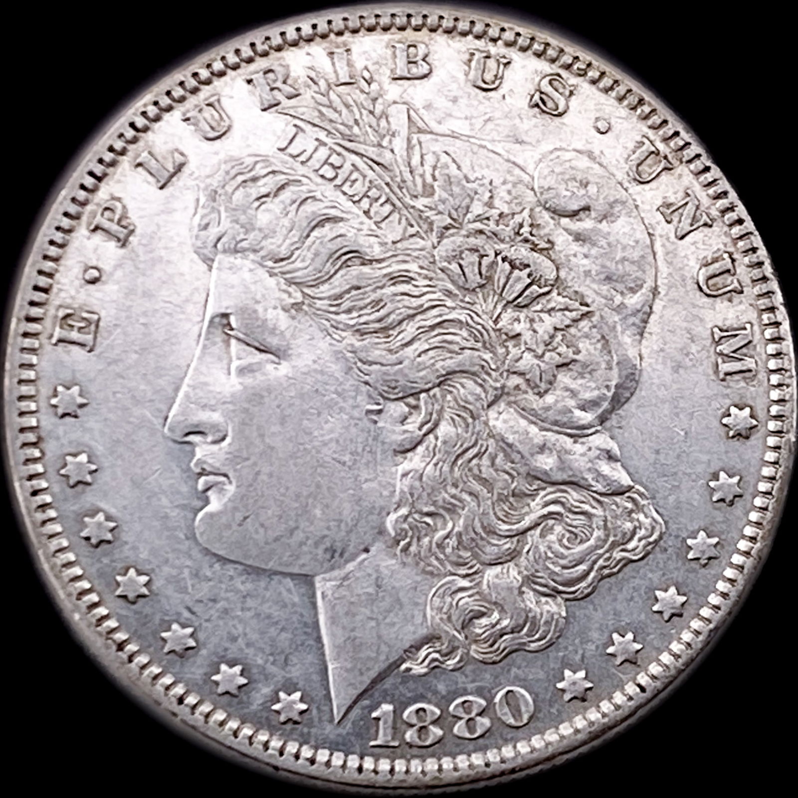 1880-O Morgan Silver Dollar CLOSE UNC (1 of 2)