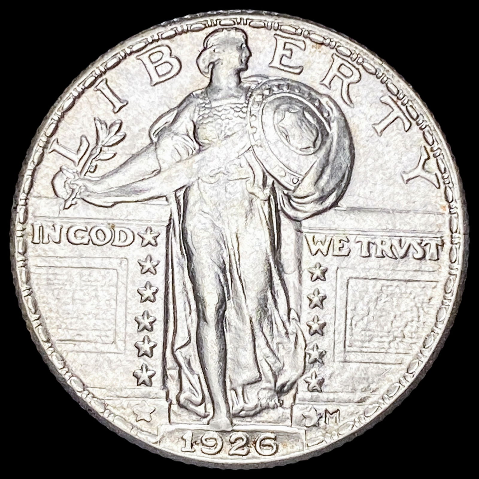 1926 Standing Liberty Silver Quarter CLOSELY UNCIRCULATED (1 of 2)