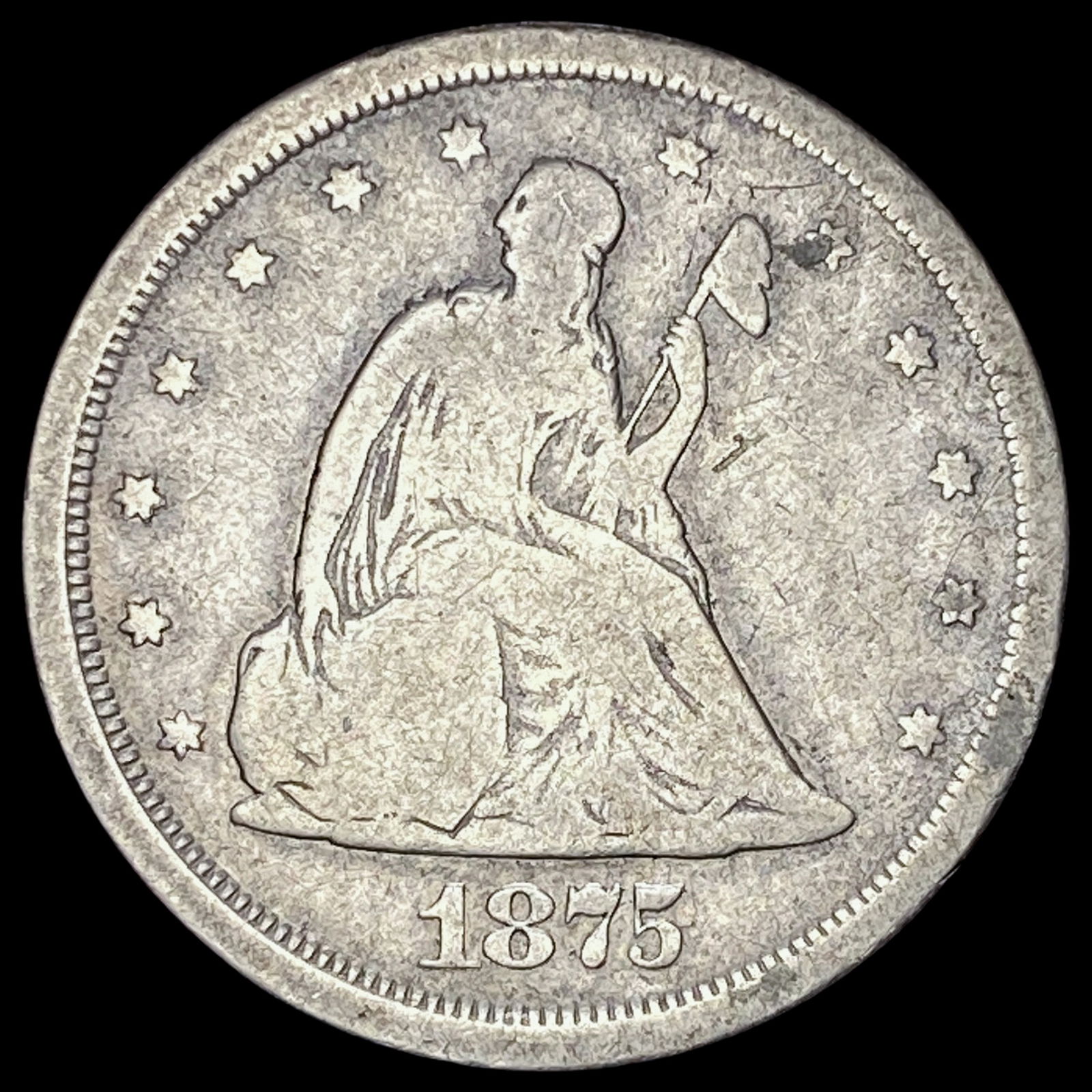1875-S Silver Twenty Cents NICELY CIRCULATED (1 of 2)