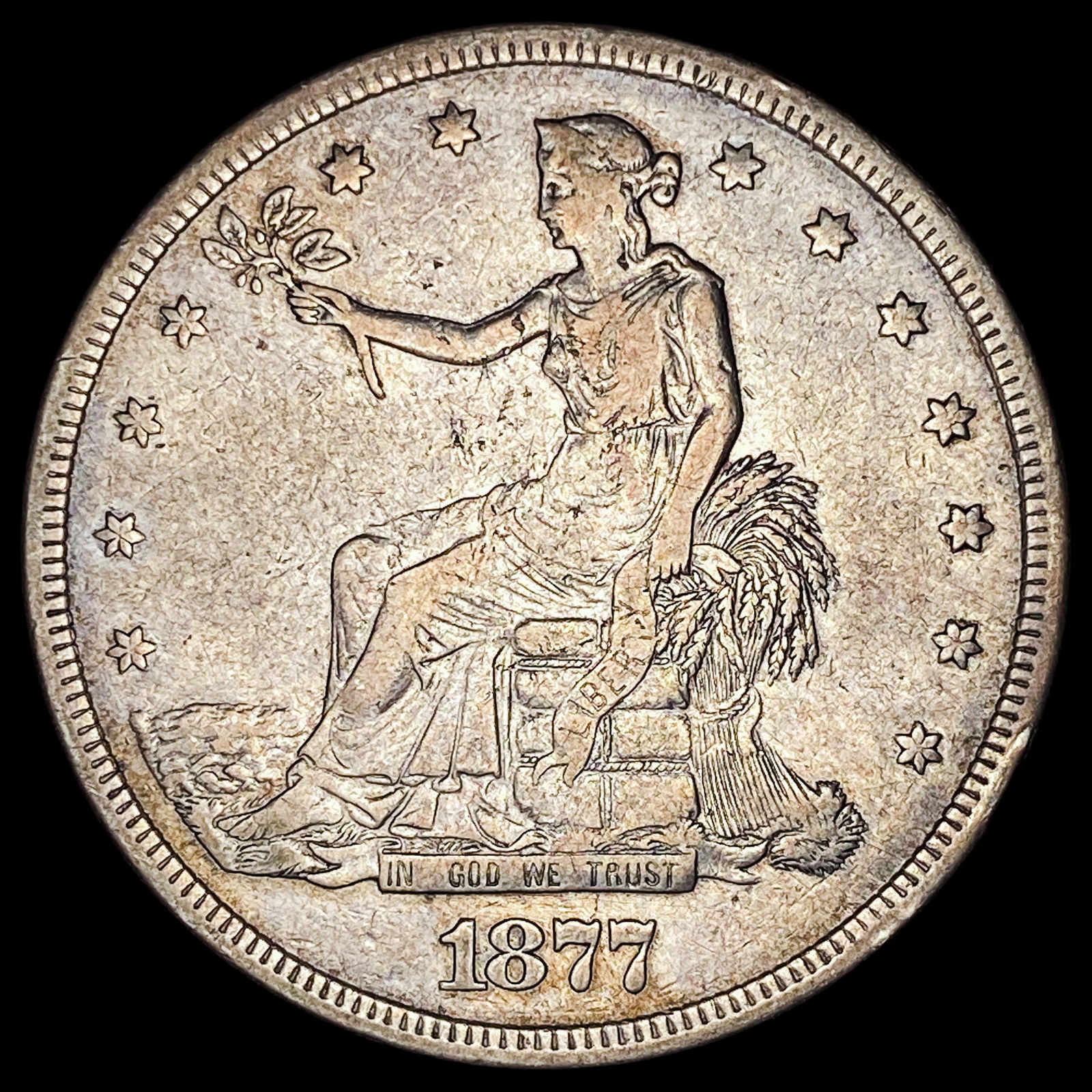 1877-S Silver Trade Dollar LIGHTLY CIRCULATED (1 of 2)