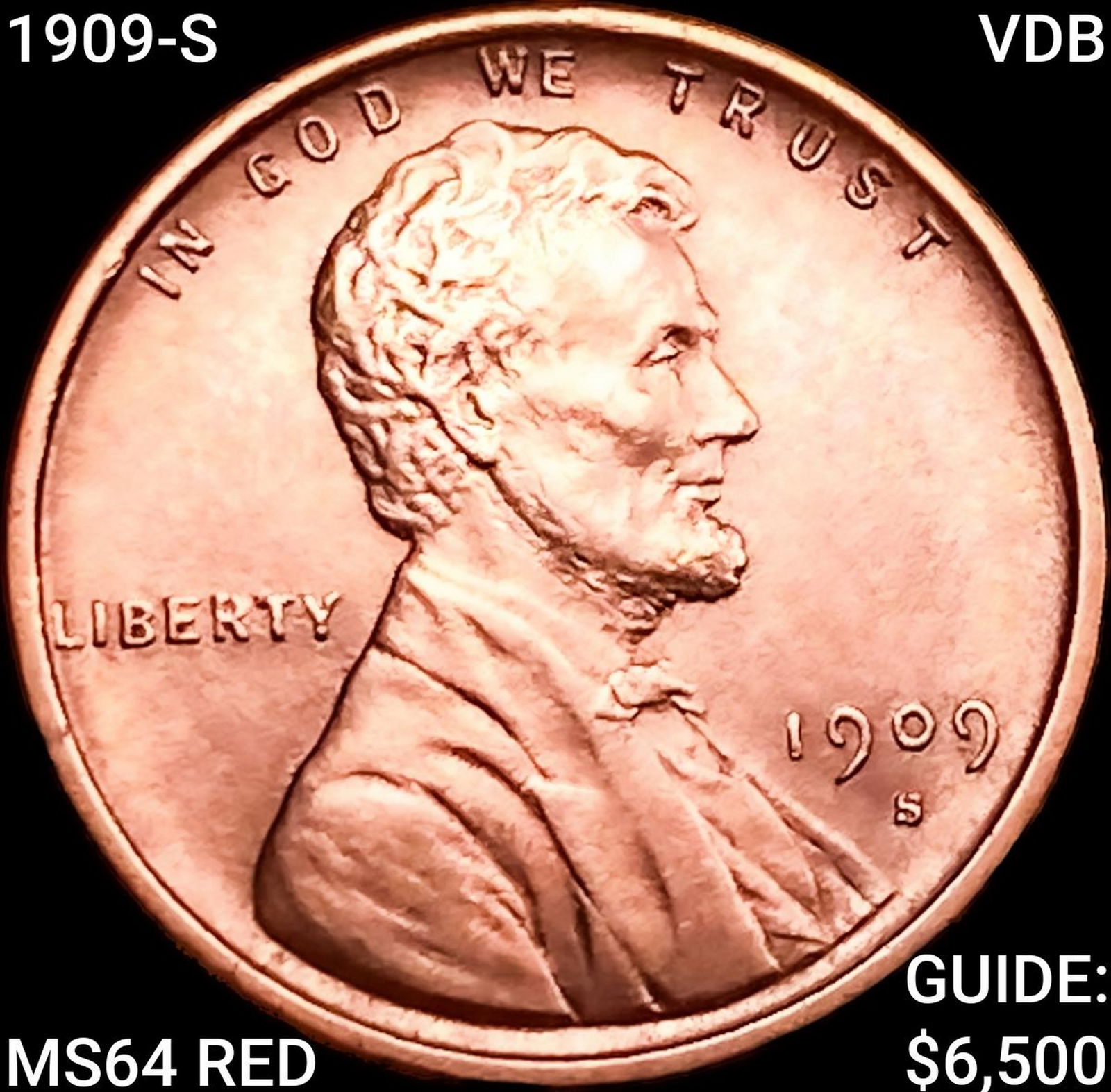 1909-S VDB Wheat Cent CHOICE BU RD (1 of 2)