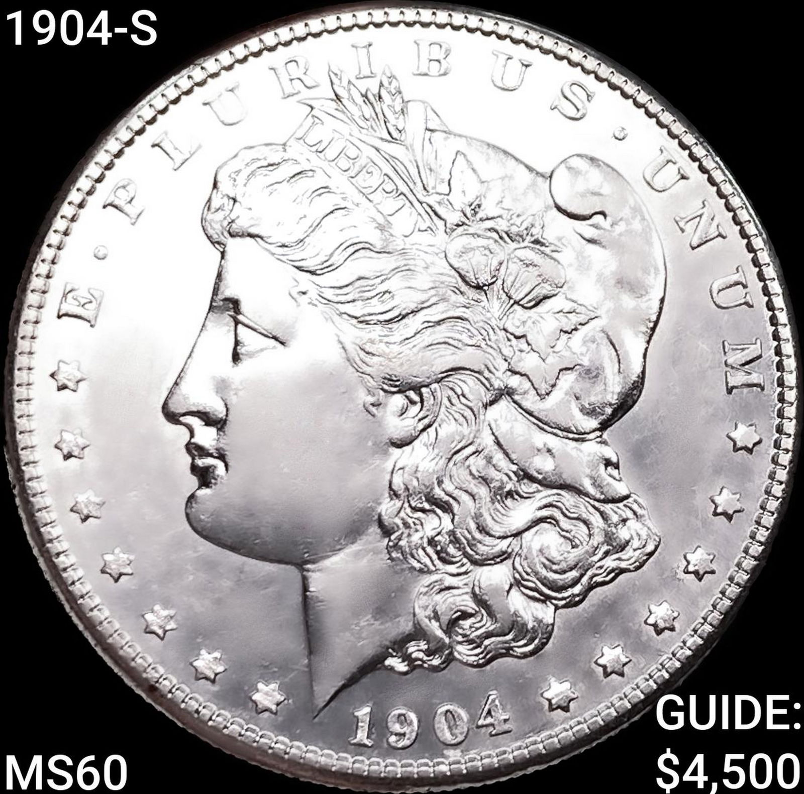 1904-S Morgan Silver Dollar UNCIRCULATED (1 of 2)