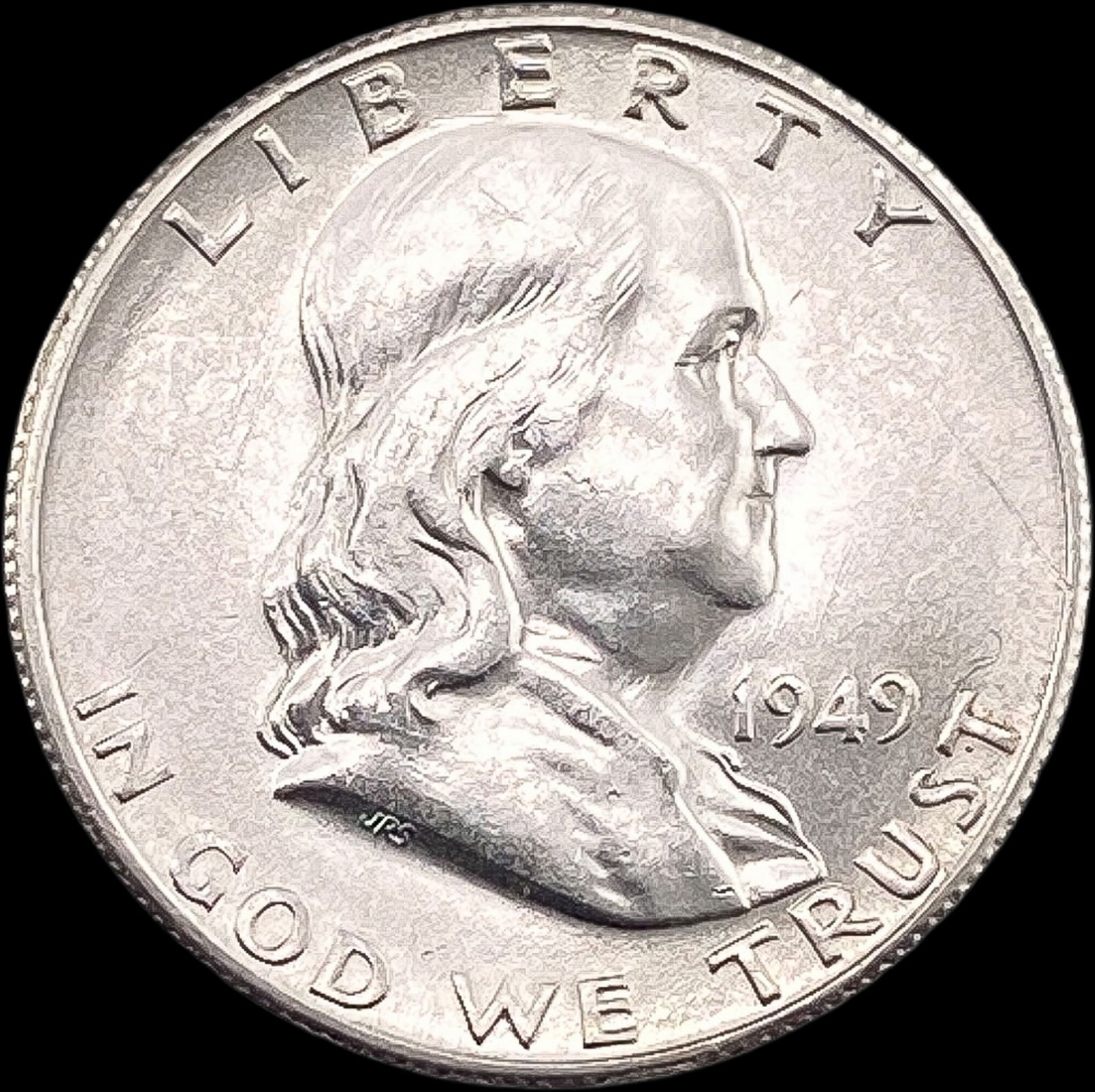 1949 Franklin Half Dollar CHOICE BU (1 of 2)