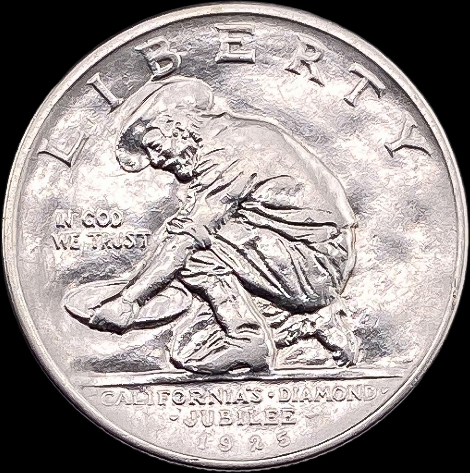 1925 Silver California Diamond Jubilee Half Dollar CLOSELY UNCIRCULATED (1 of 2)