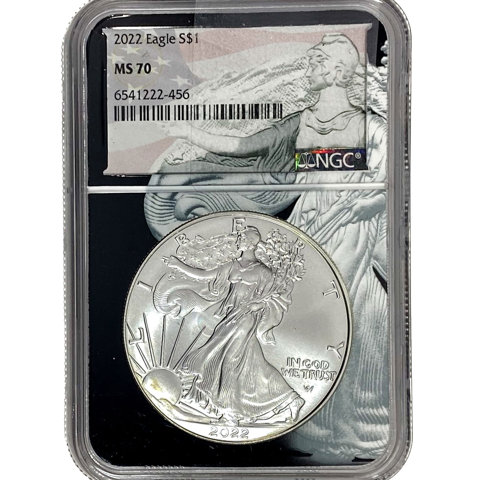 2022 Silver Eagle NGC MS70 (1 of 2)