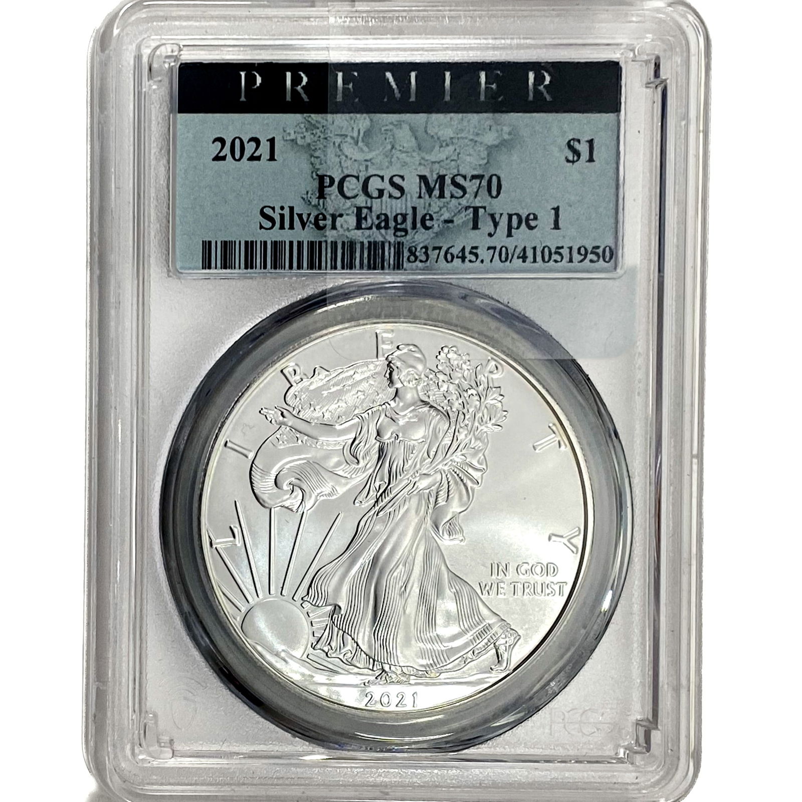 2021 Silver Eagle PCGS MS70 Type 1 (1 of 2)