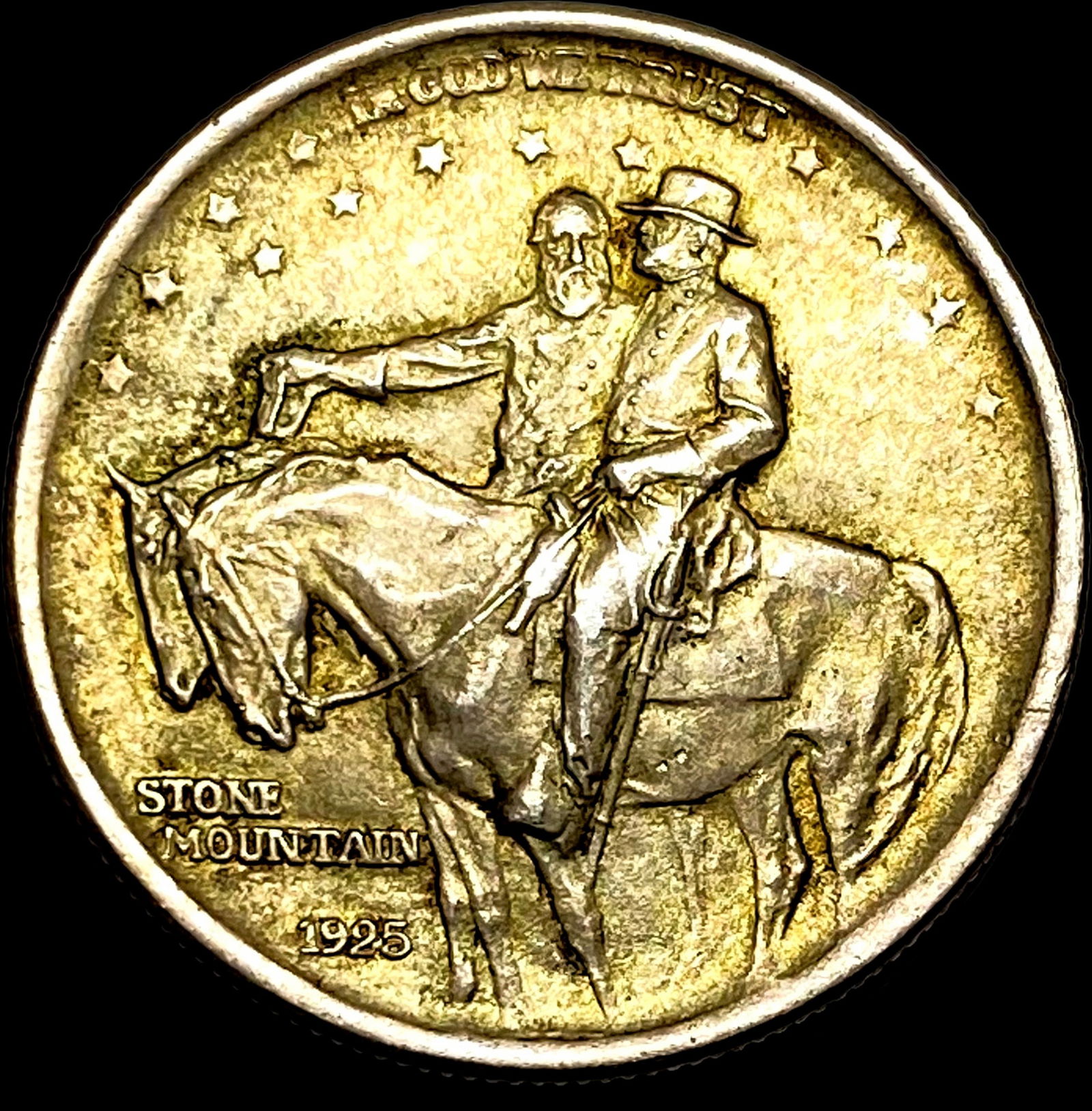 1925 Silver Stone Mountain Half Dollar CLOSELY UNCIRCULATED (1 of 2)