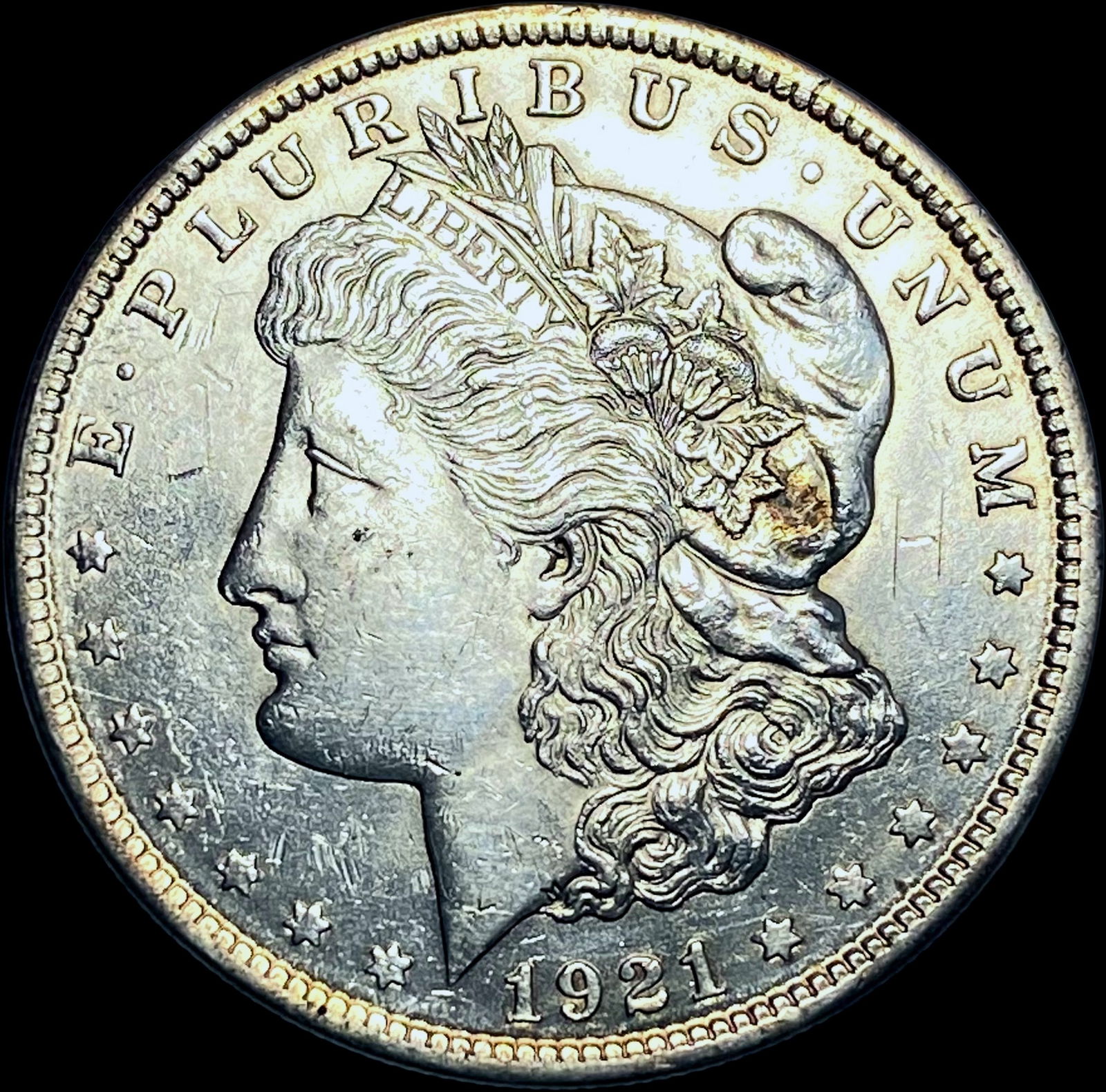 1921 Silver Morgan Dollar CHOICE BU (1 of 2)