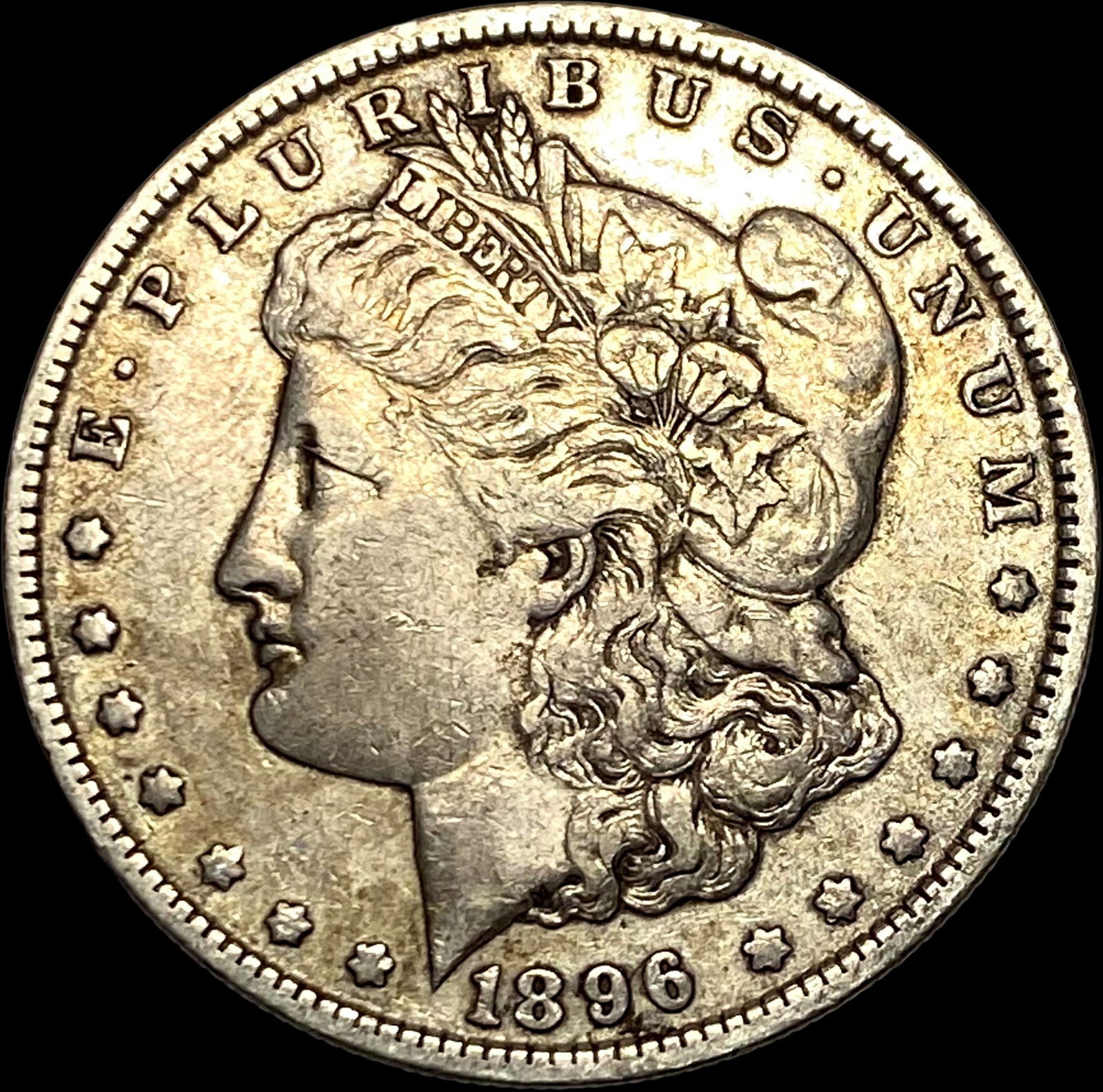 1896-O Silver Morgan Dollar NEARLY UNCIRCULATED (1 of 2)
