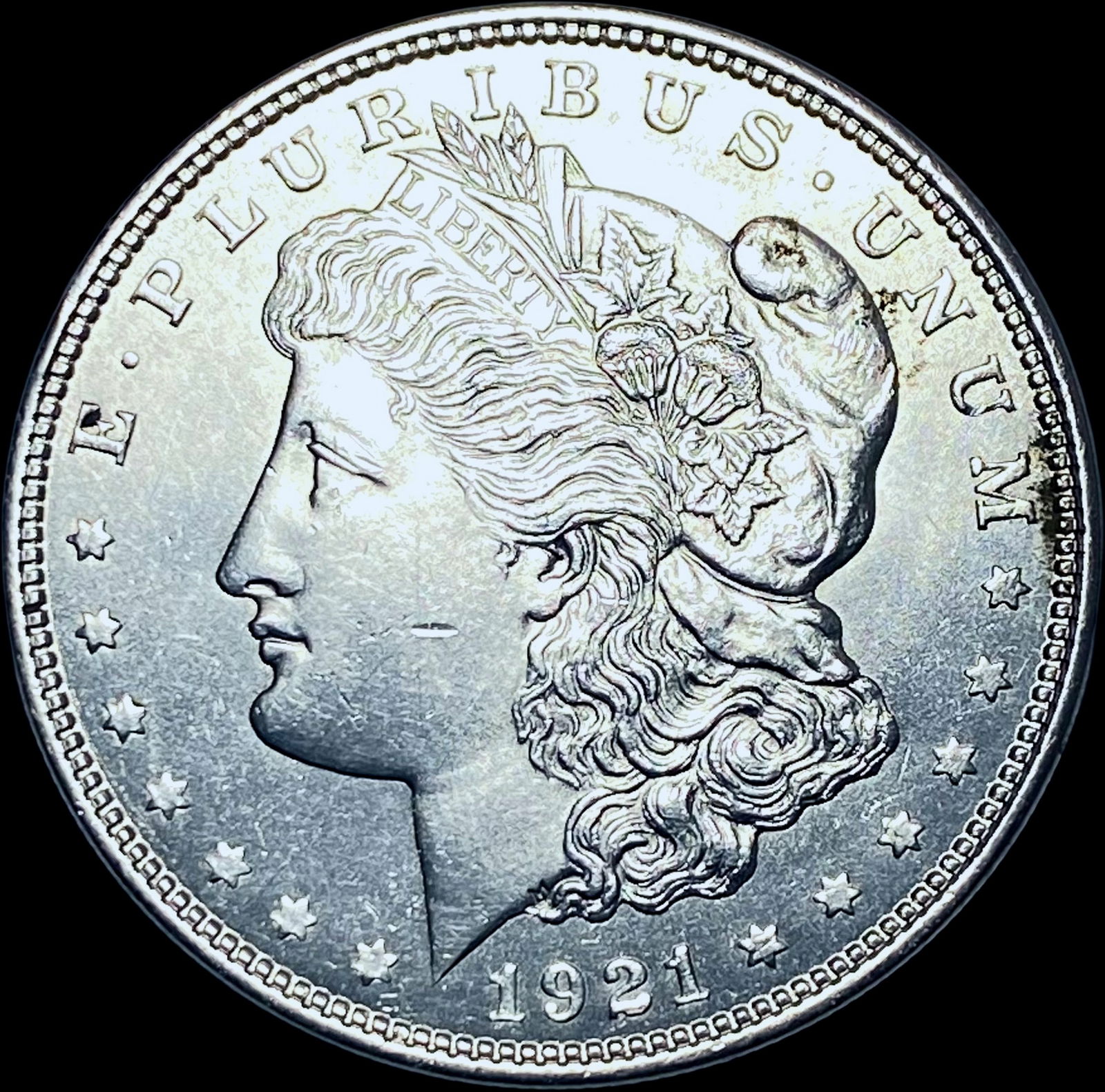 1921 Silver Morgan Dollar CHOICE BU (1 of 2)