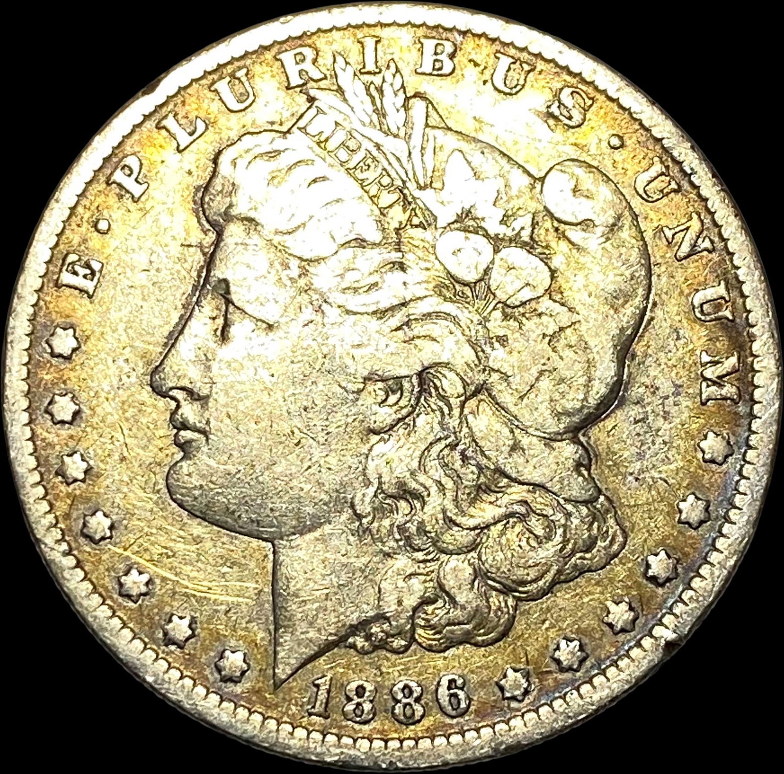 1886-O Silver Morgan Dollar NICELY CIRCULATED (1 of 2)
