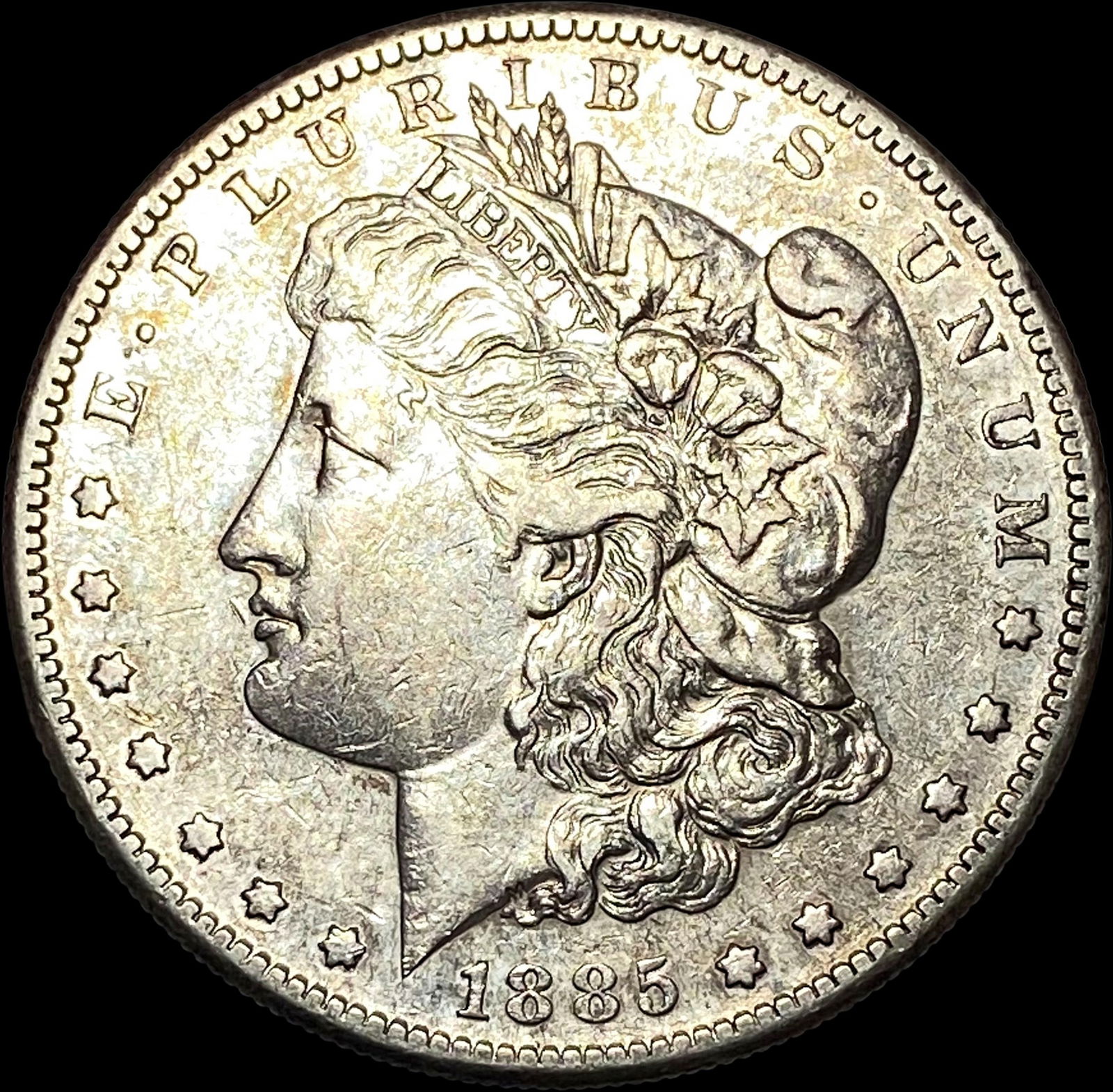 1885-S Silver Morgan Dollar CLOSELY UNCIRCULATED (1 of 2)