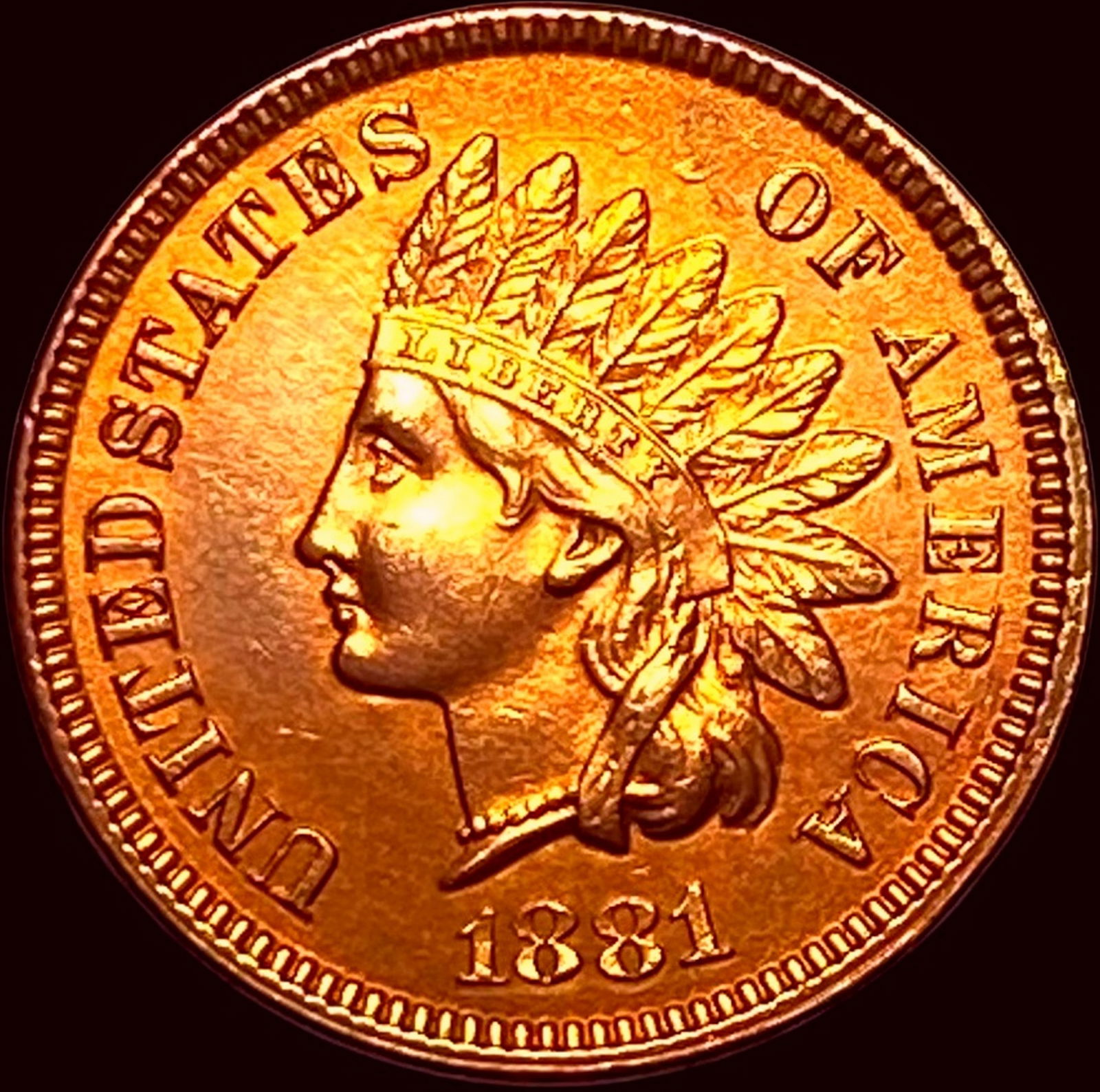 1881 Indian Head Cent UNCIRCULATED (1 of 2)