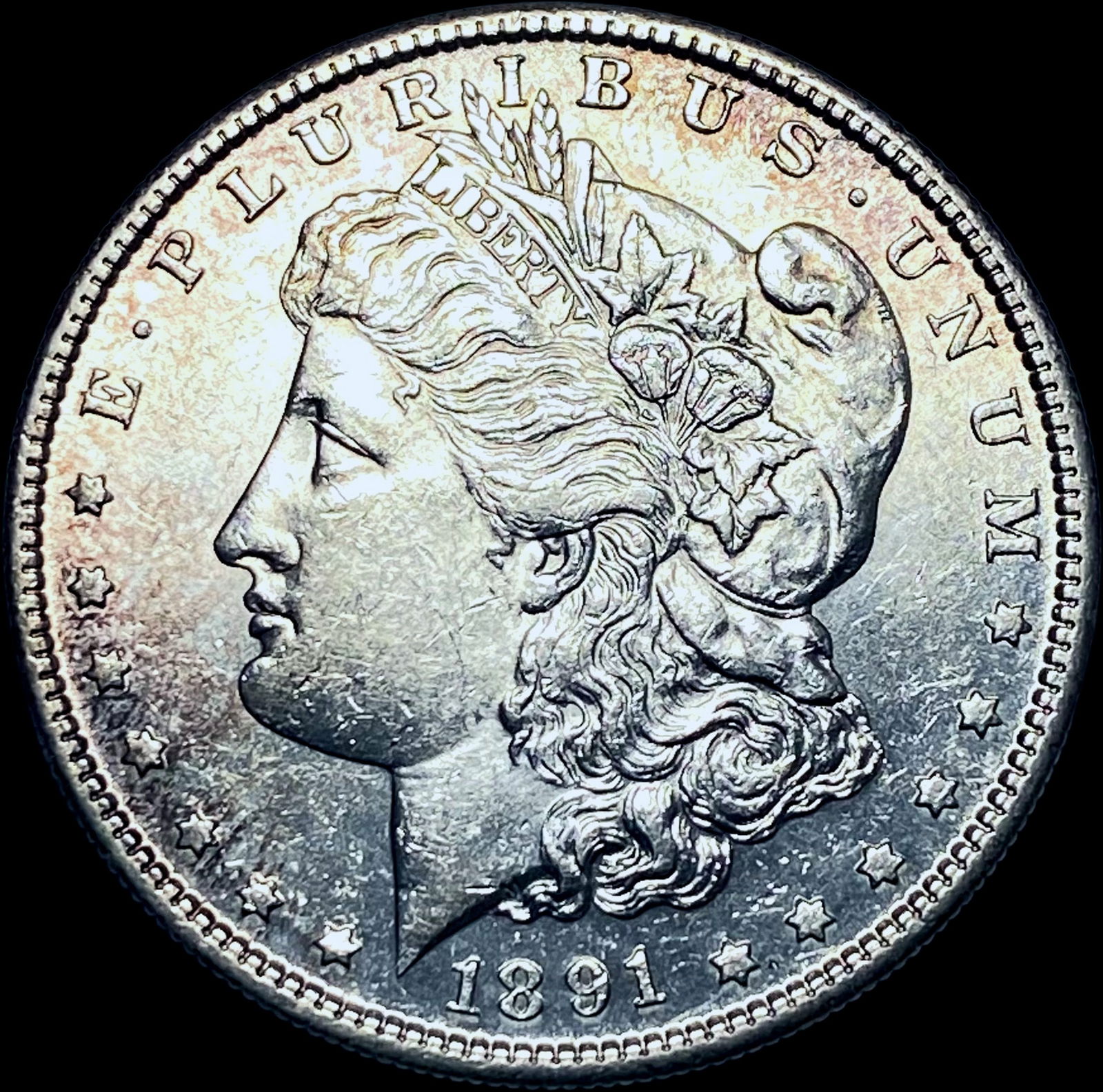 1891-S Silver Morgan Dollar CHOICE AU (1 of 2)