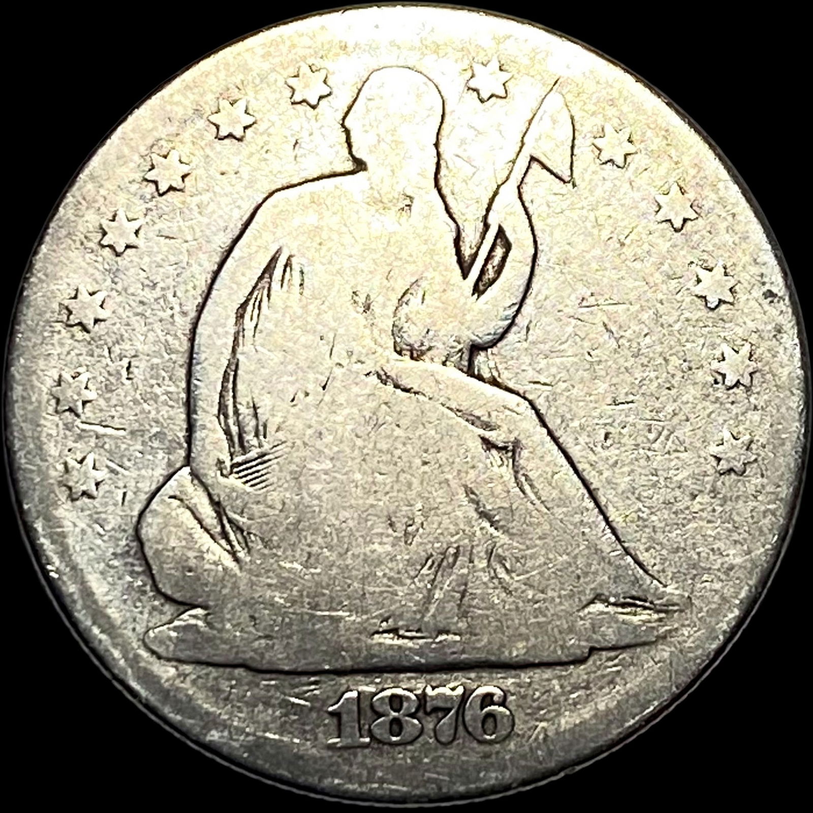 1876 Seated Liberty Half Dollar NICELY CIRCULATED (1 of 2)