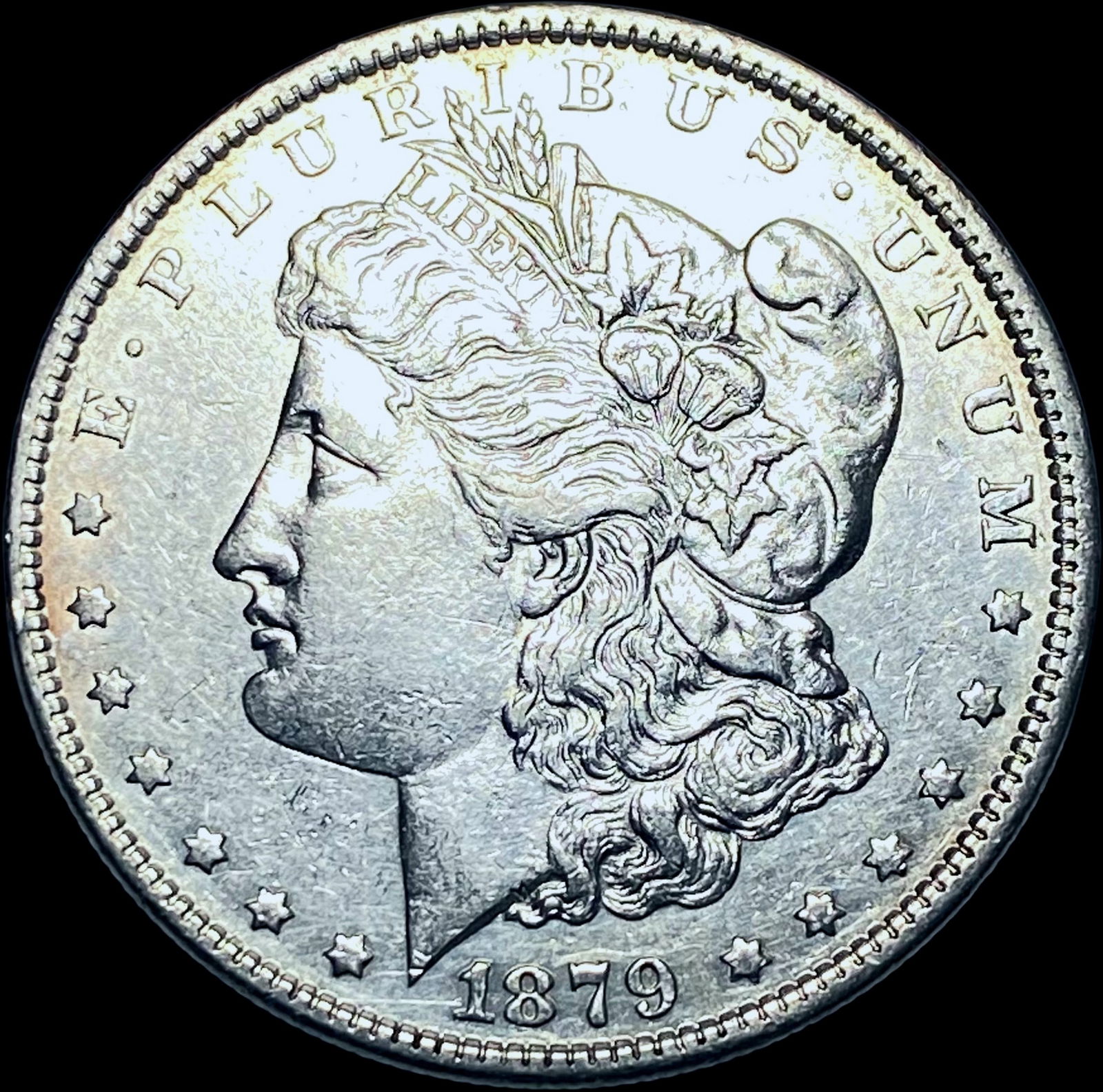 1879 Morgan Silver Dollar CHOICE AU (1 of 2)