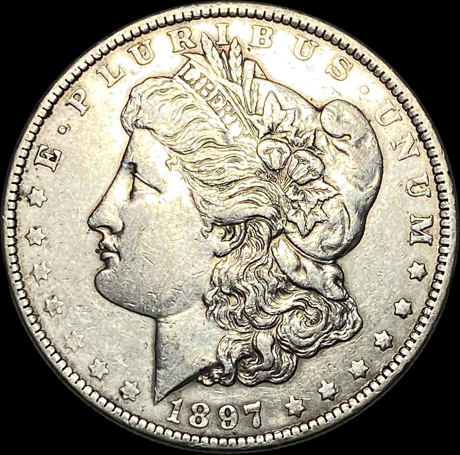 1897-O Silver Morgan Dollar NEARLY UNCIRCULATED (1 of 2)