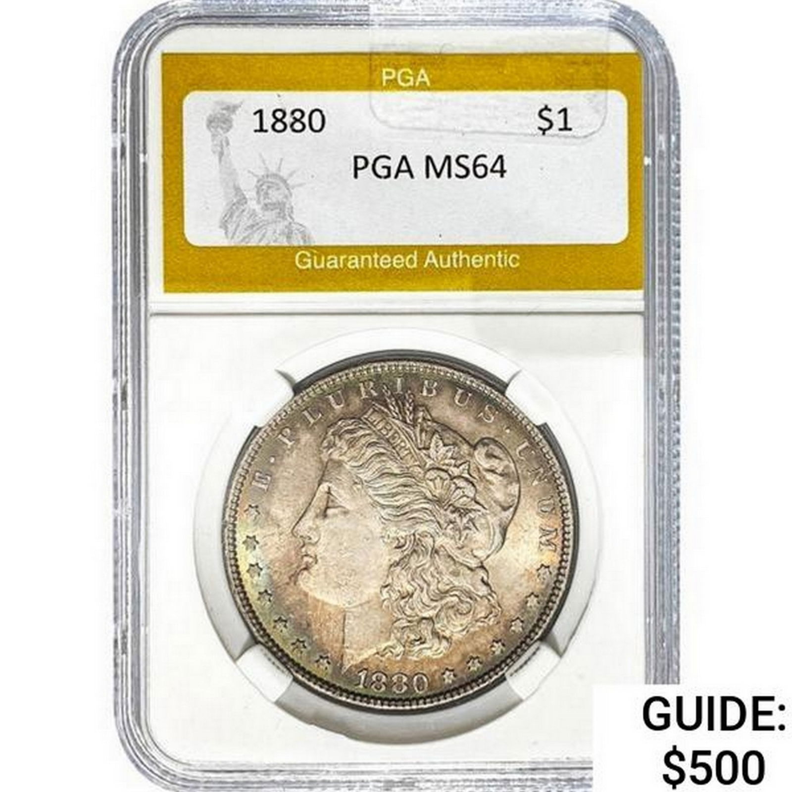 1880 Morgan Silver Dollar PGA MS64 (1 of 2)