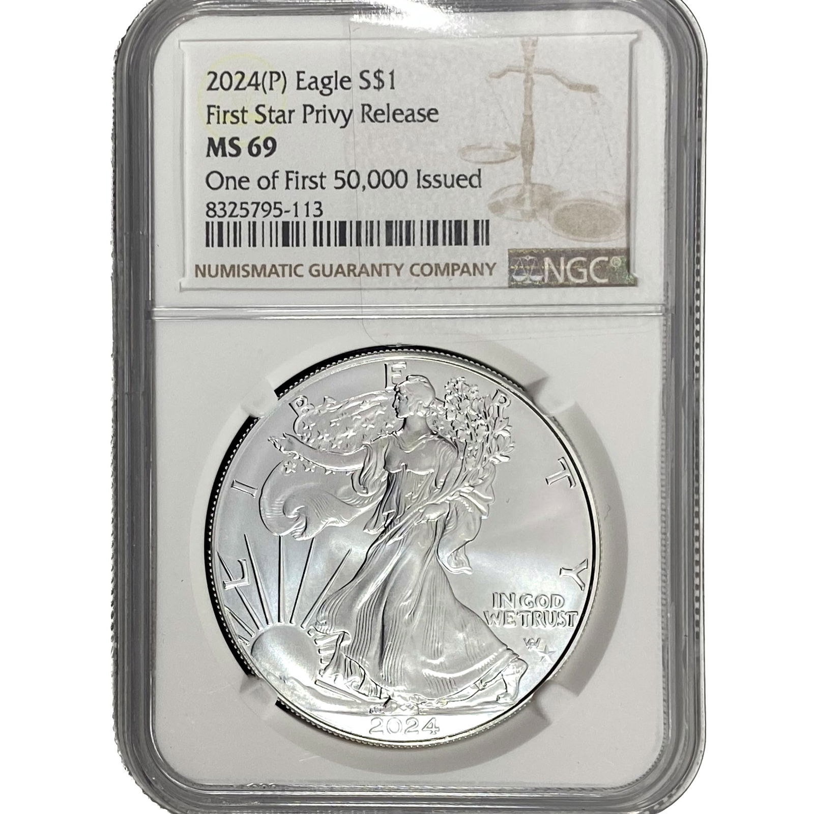 2024-(P) Silver Eagle NGC MS69 (1 of 2)