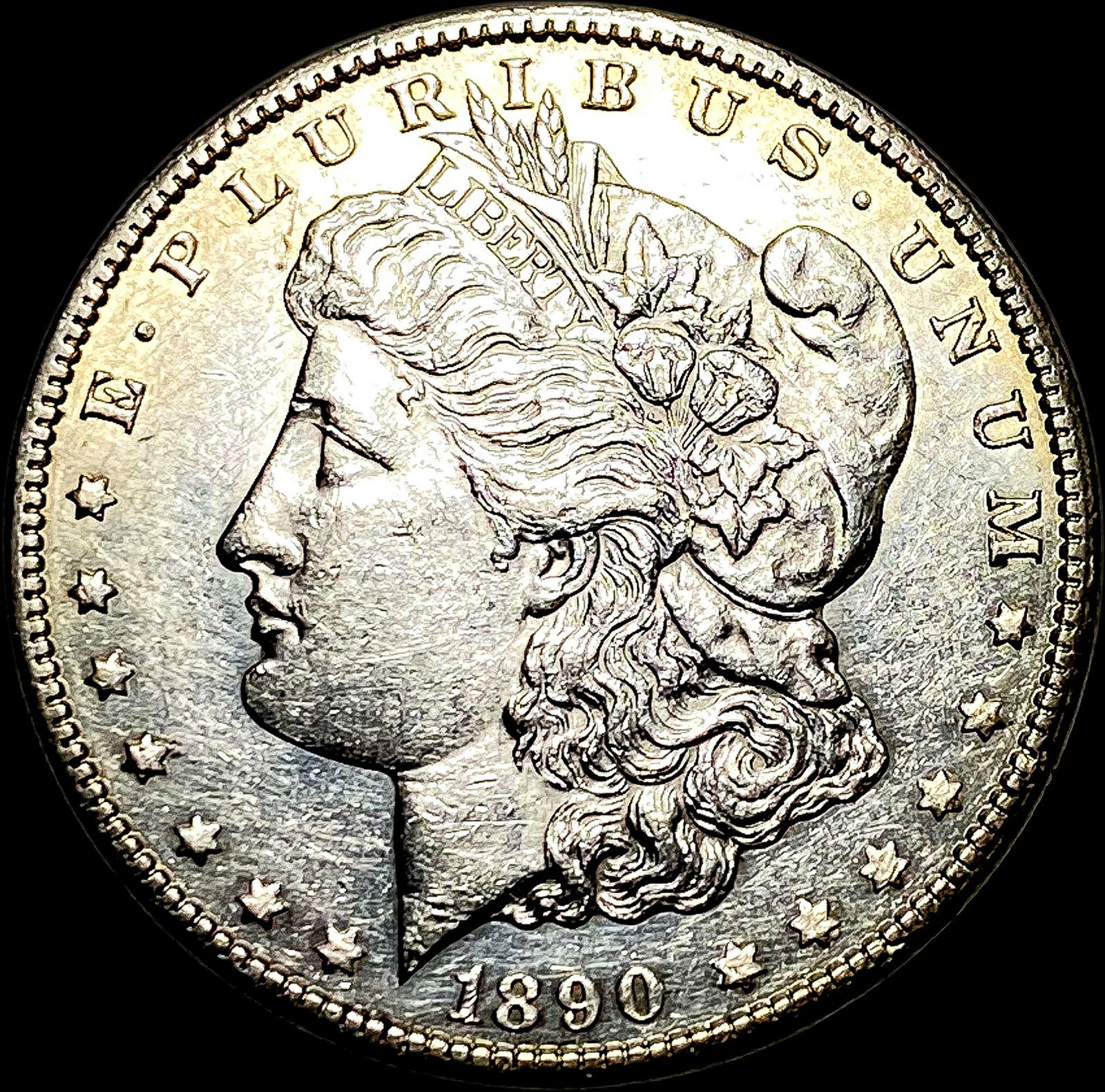 1890-CC Silver Morgan Dollar CLOSELY UNCIRCULATED (1 of 2)