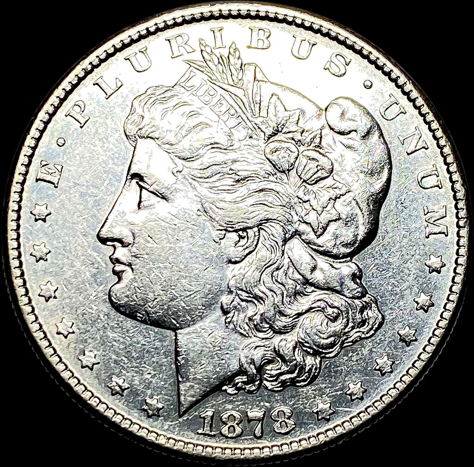 1878-S Silver Morgan Dollar CLOSELY UNCIRCULATED (1 of 2)