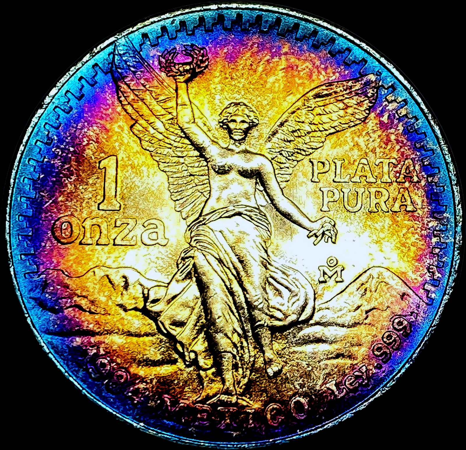 1984 Mexico Silver 1 Onza Libertad SUPERB GEM BU: 1984 Mexico Silver 1 Onza Libertad SUPERB GEM BU