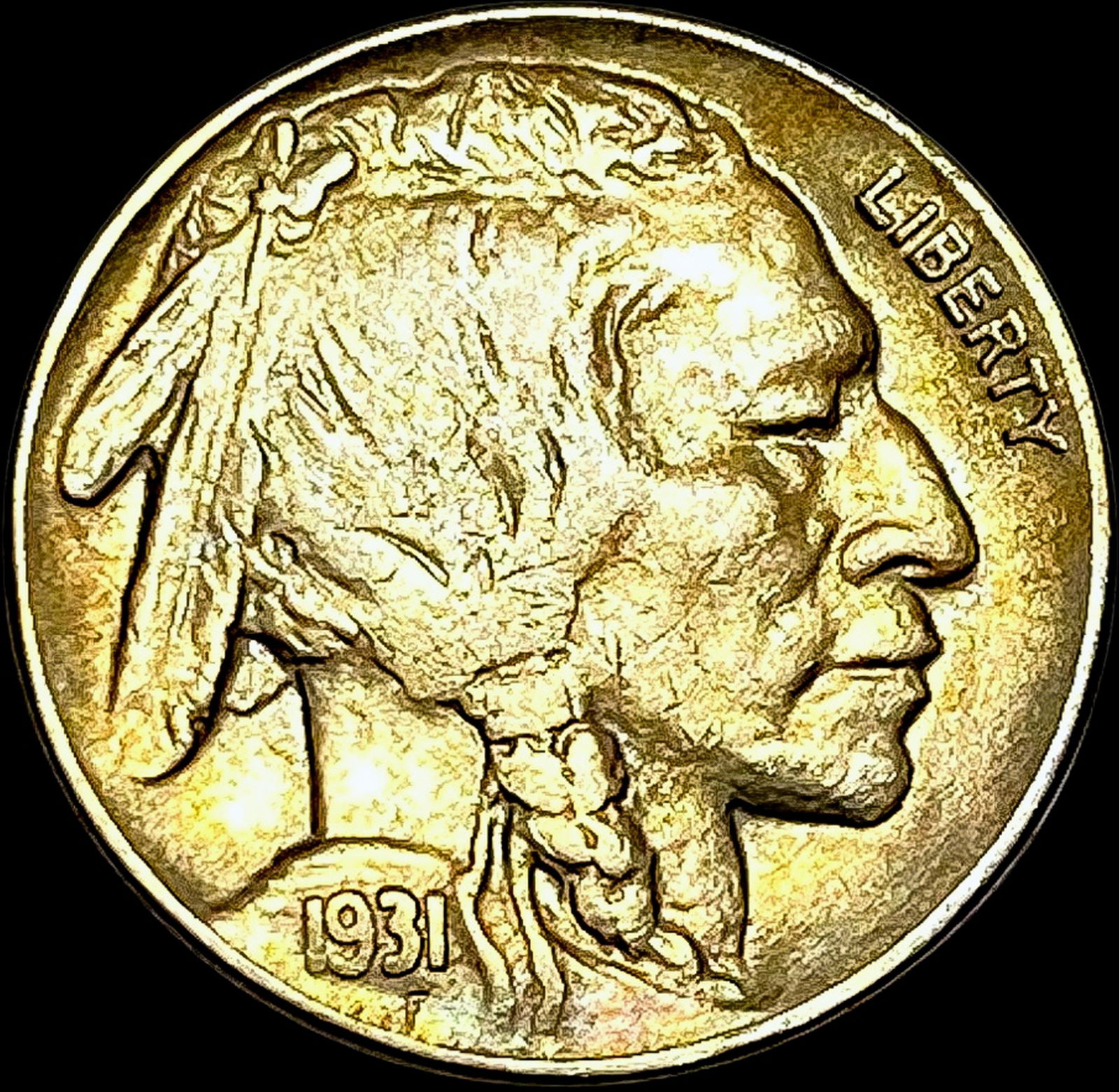 1931-S Nickel Five Cents (Buffalo) CLOSELY UNCIRCULATED (1 of 2)