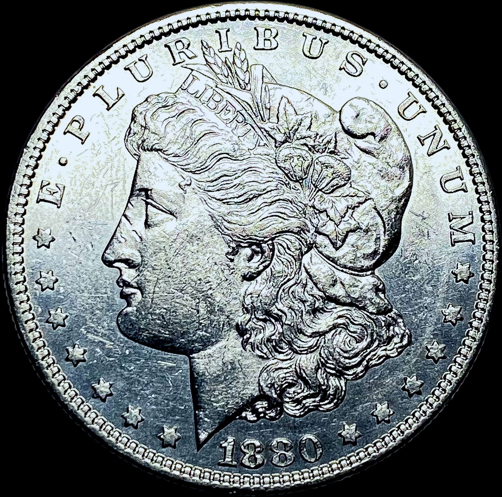 1880-S Silver Morgan Dollar CHOICE AU (1 of 2)
